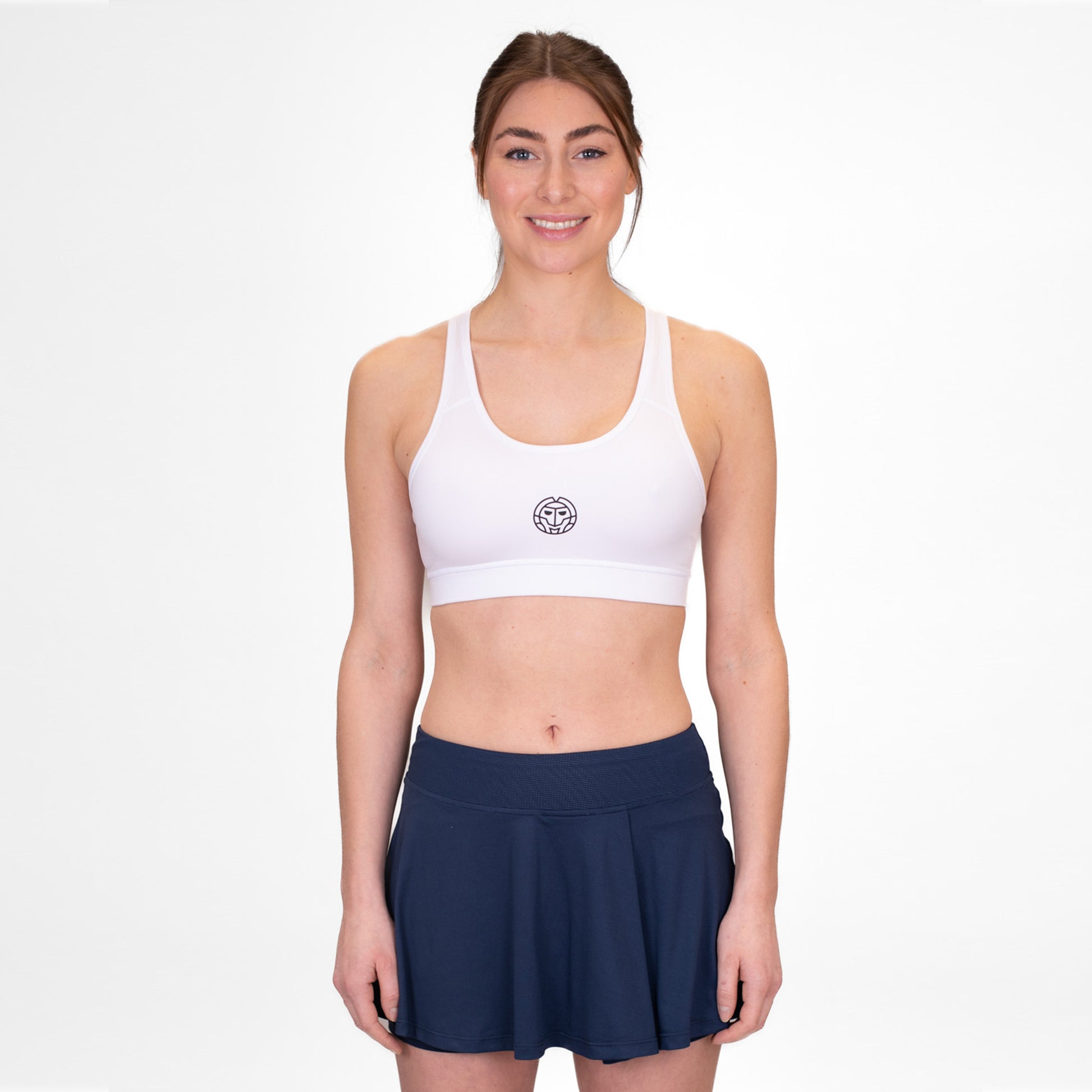 BIDI BADU Crew Medium Support Sujetador Deportivo Mujeres-Blanco