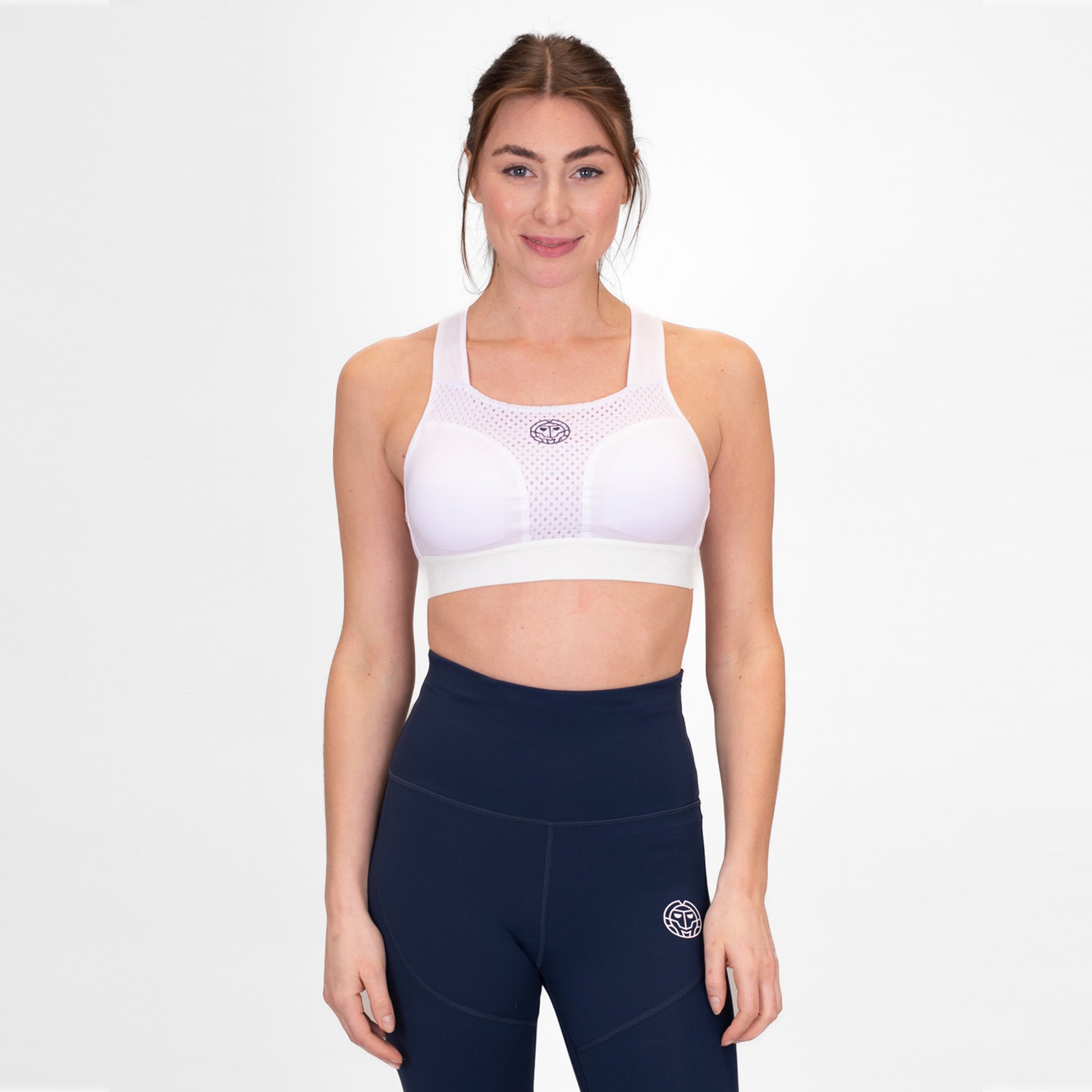BIDI BADU Crew High Support Sujetador Deportivo Mujeres-Blanco