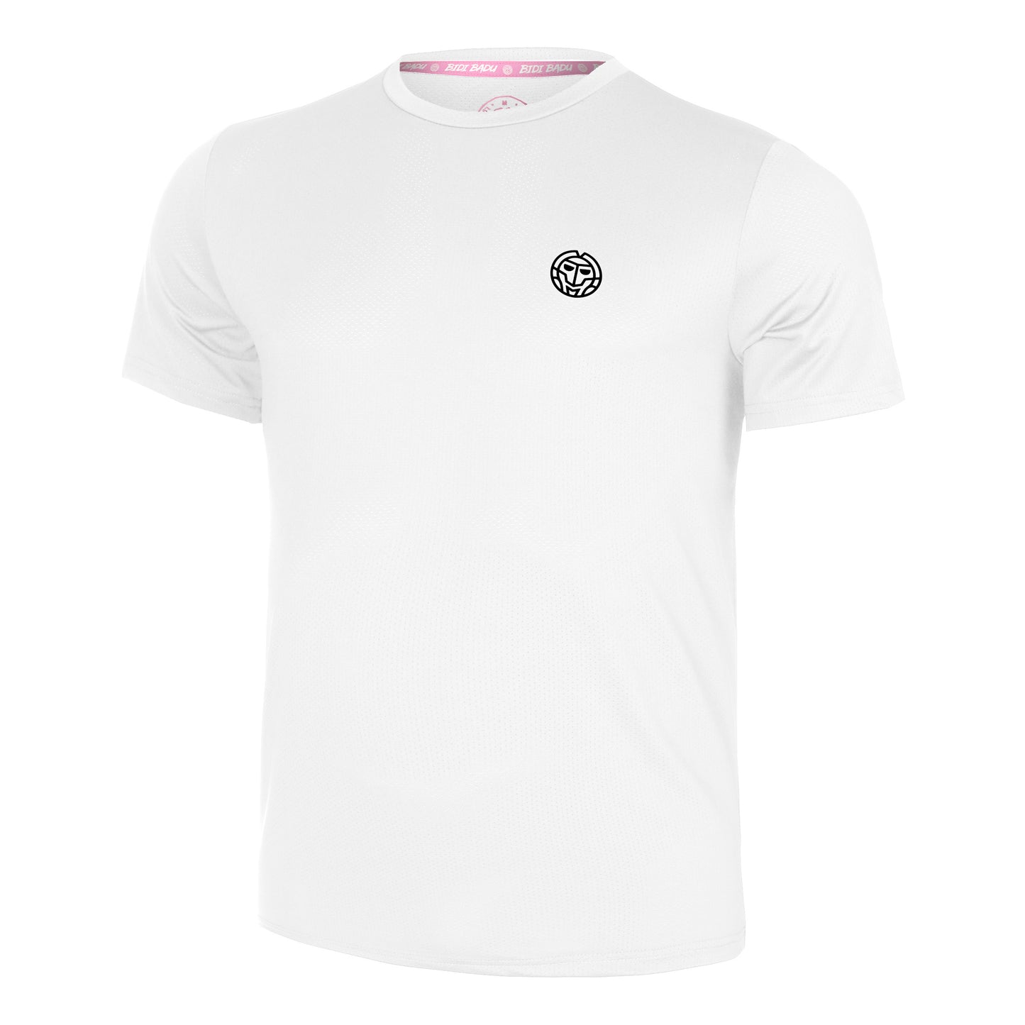 BIDI BADU Crew Camiseta De Manga Corta Hombres-Blanco