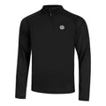 Crew Camiseta De Manga Larga Hombres-Negro