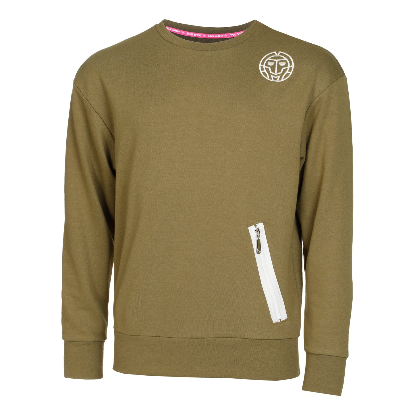 BIDI BADU Chill Crew Sudadera Hombres-Oliva