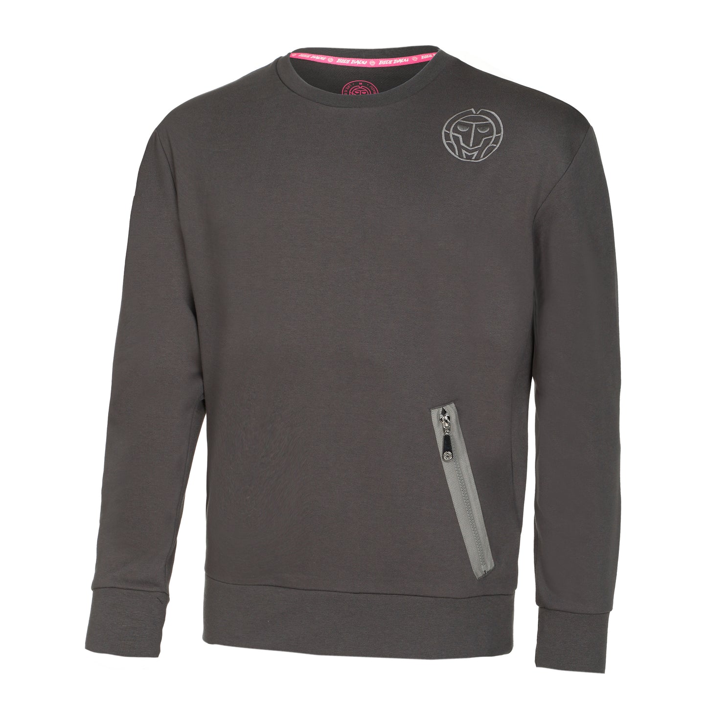 BIDI BADU Chill Crew Sudadera Hombres-Gris Oscuro