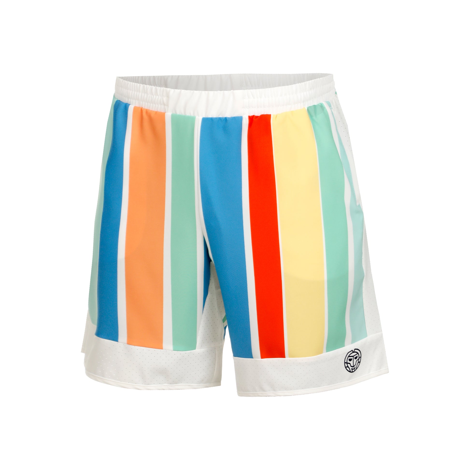 BIDI BADU 7in Shorts Hombres - blanco, multicolor