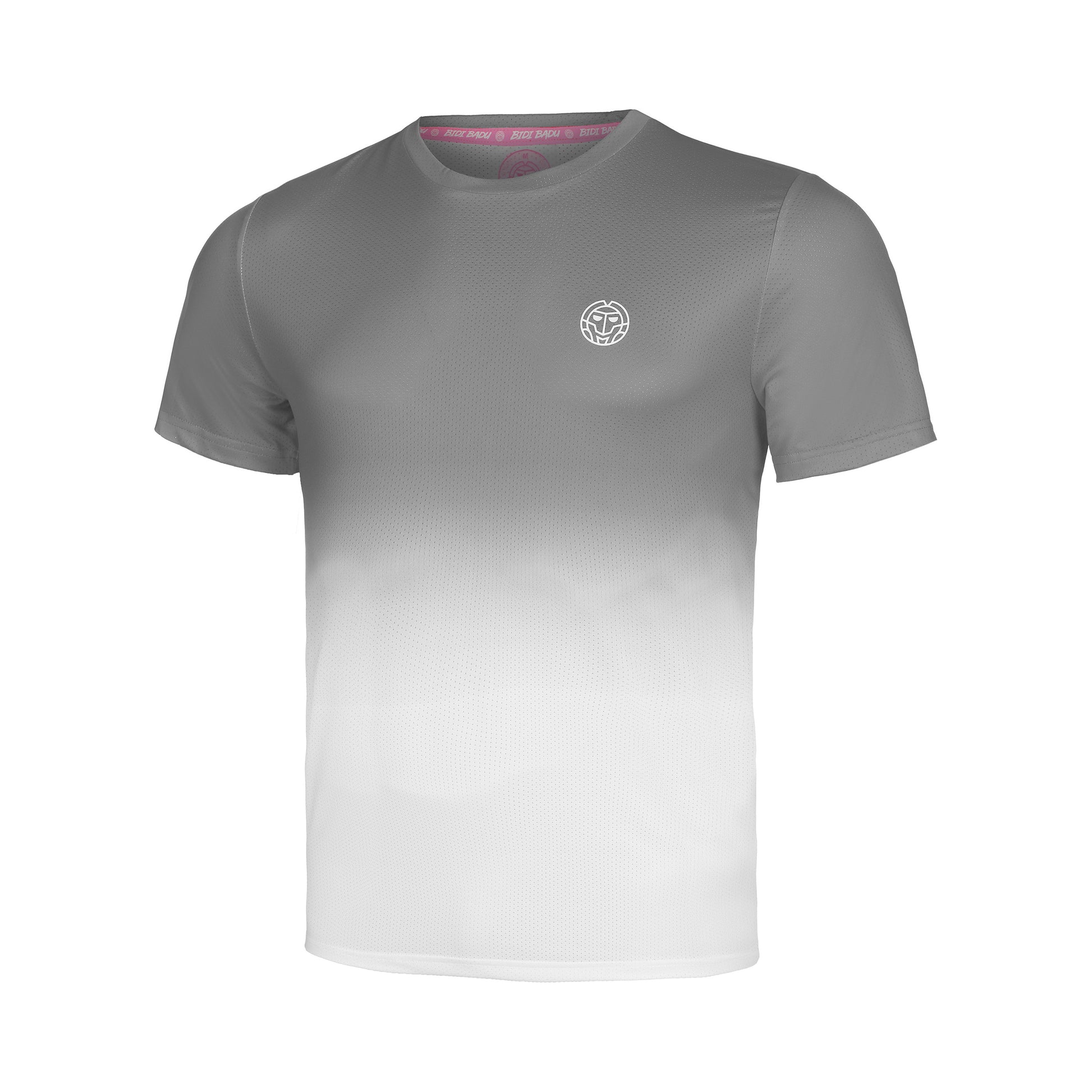 BIDI BADU Crew Gradiant Camiseta De Manga Corta Chicos-Gris,Blanco