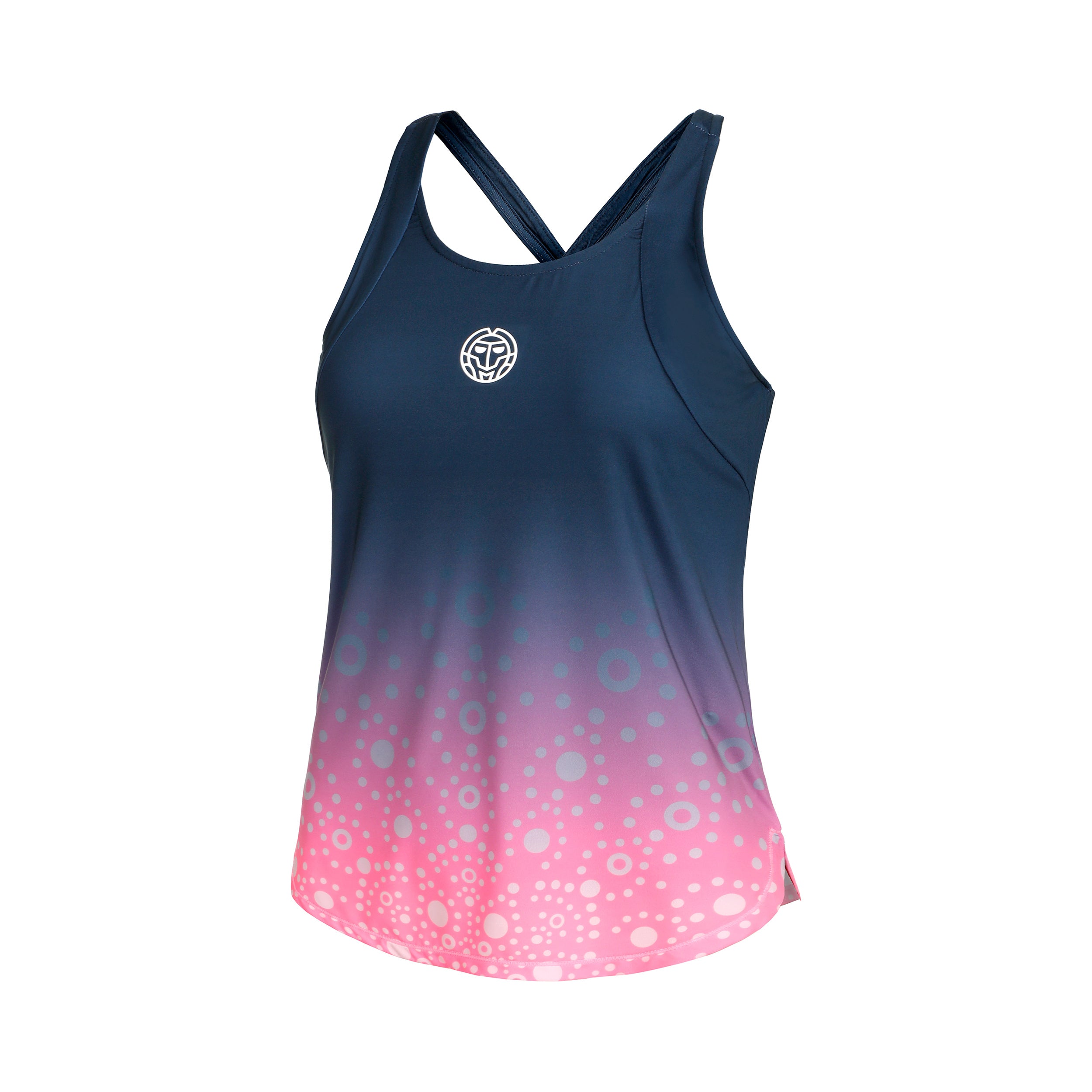 BIDI BADU Grafic Illumination Camiseta de tirantes Chicas - rosa, azul oscuro
