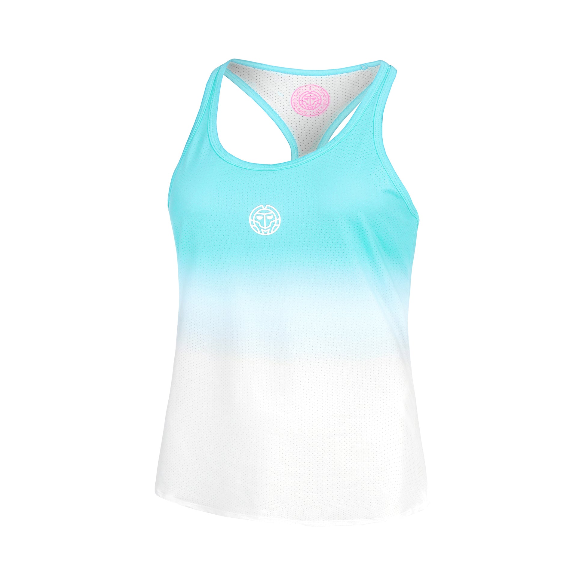 BIDI BADU Crew Gradiant Camiseta De Tirantes Chicas-Turquesa,Blanco