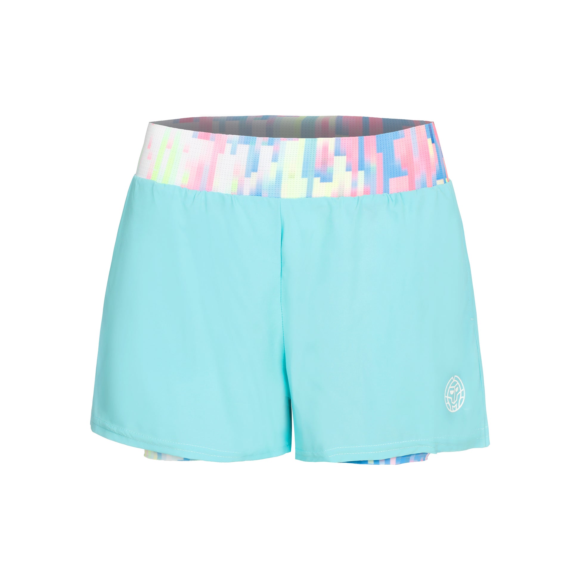 BIDI BADU Spectrum 2In1 Printed Shorts Mujeres - turquesa, multicolor