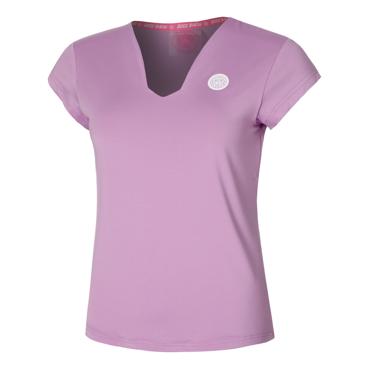 BIDI BADU Spike V-Neck Camiseta De Manga Corta Mujeres-Lila