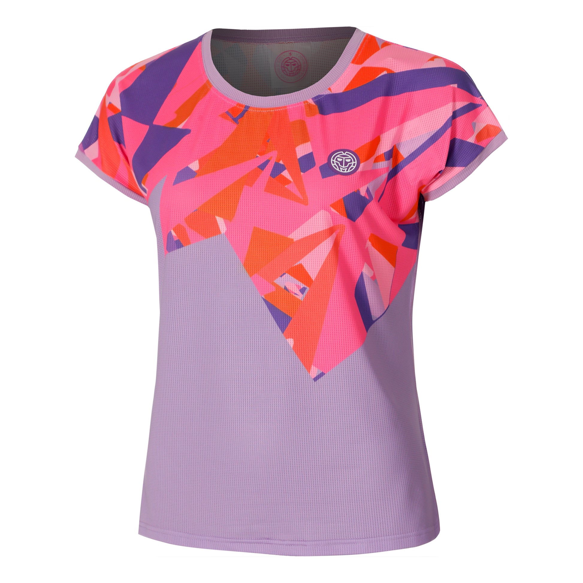 BIDI BADU Spike Camiseta De Manga Corta Mujeres-Azul Oscuro,Multicolor