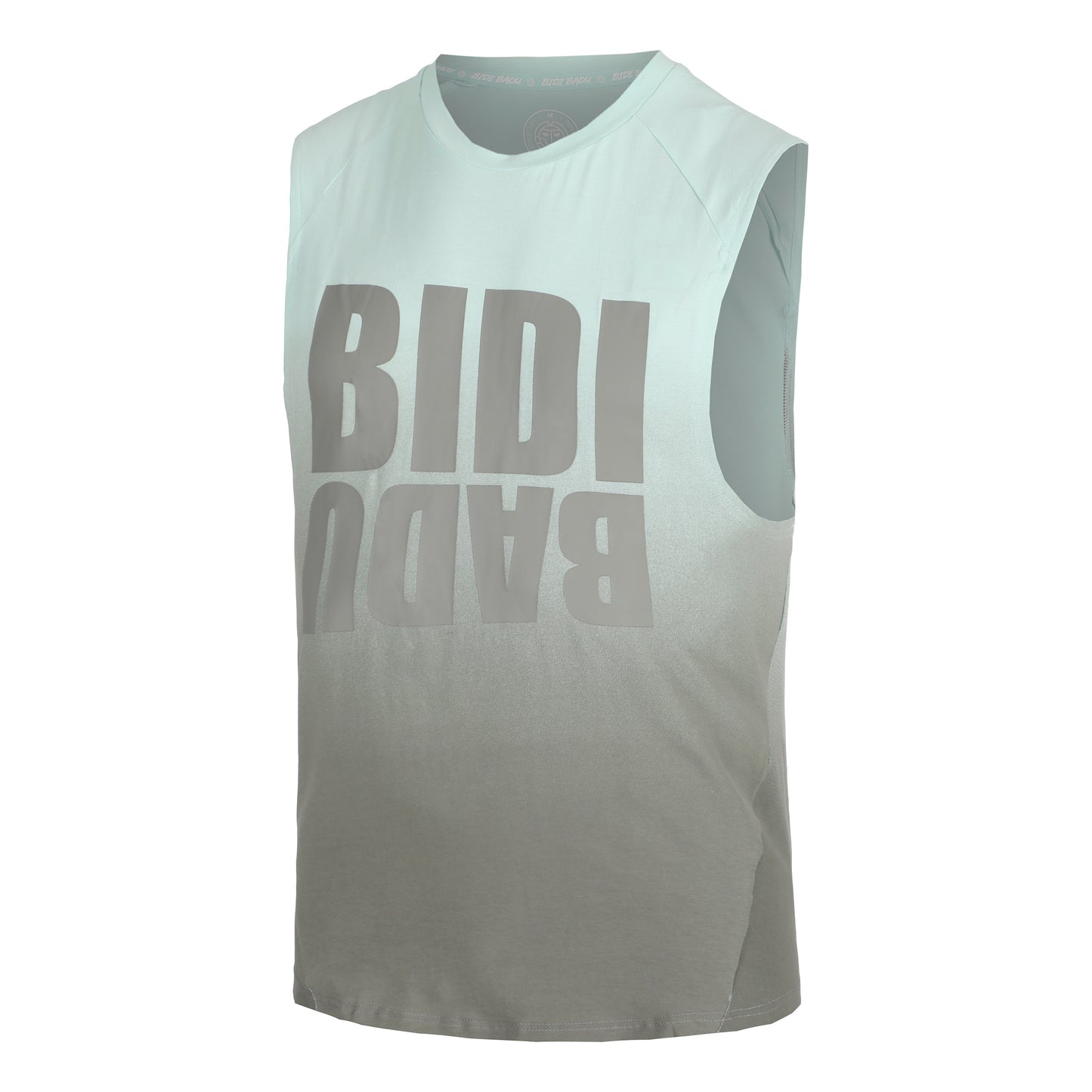 BIDI BADU Bicespsus Move Printed Camiseta De Tirantes Hombres-Mint,Gris