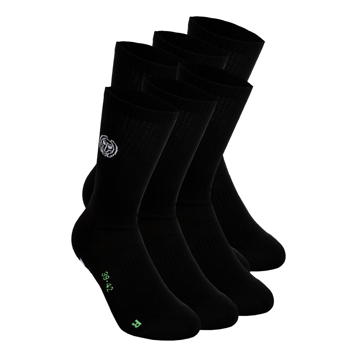 BIDI BADU Matayo Crew Tech Calcetines De Tenis-Negro