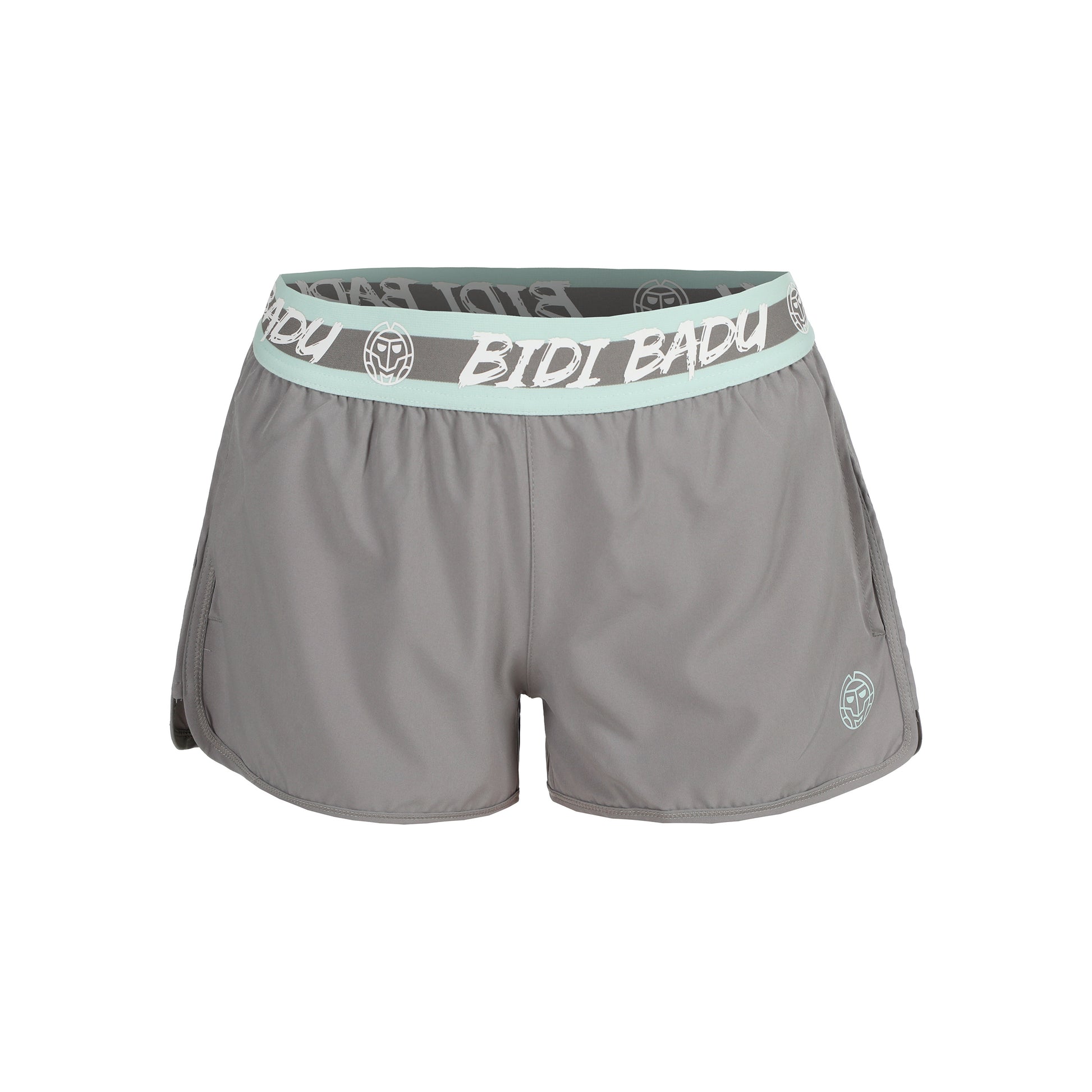 BIDI BADU Tiida Tech 2 In 1 Shorts Con Bolsillo Para Pelota Mujeres-Gris,Mint