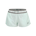 Tiida Tech 2 In 1 Shorts Con Bolsillo Para Pelota Mujeres-Mint,Gris