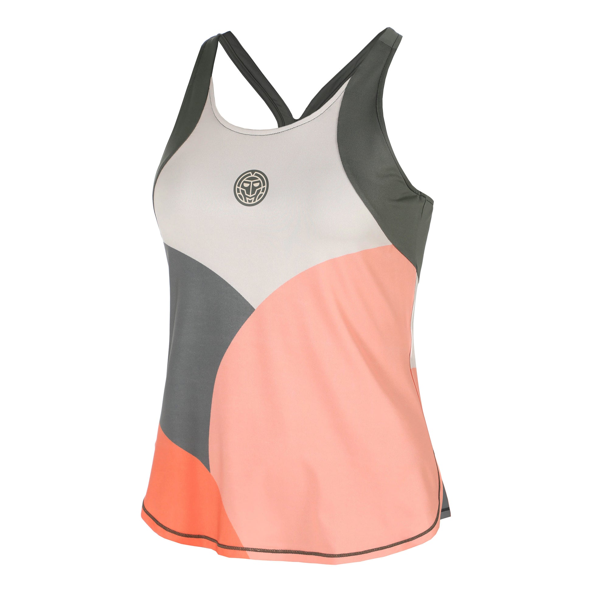 BIDI BADU Bubble Camiseta De Tirantes Mujeres-Gris,Coral