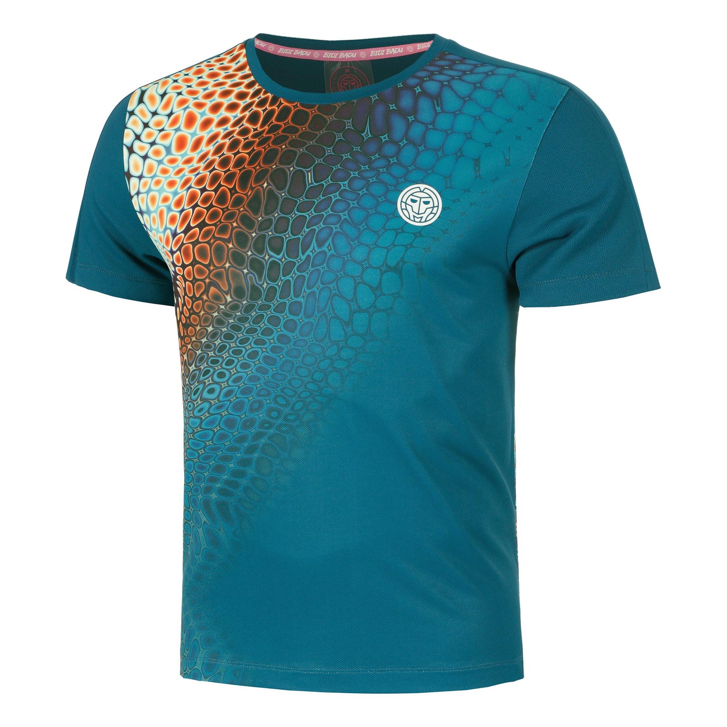 BIDI BADU Komodo Camiseta De Manga Corta Hombres-Color Petróleo