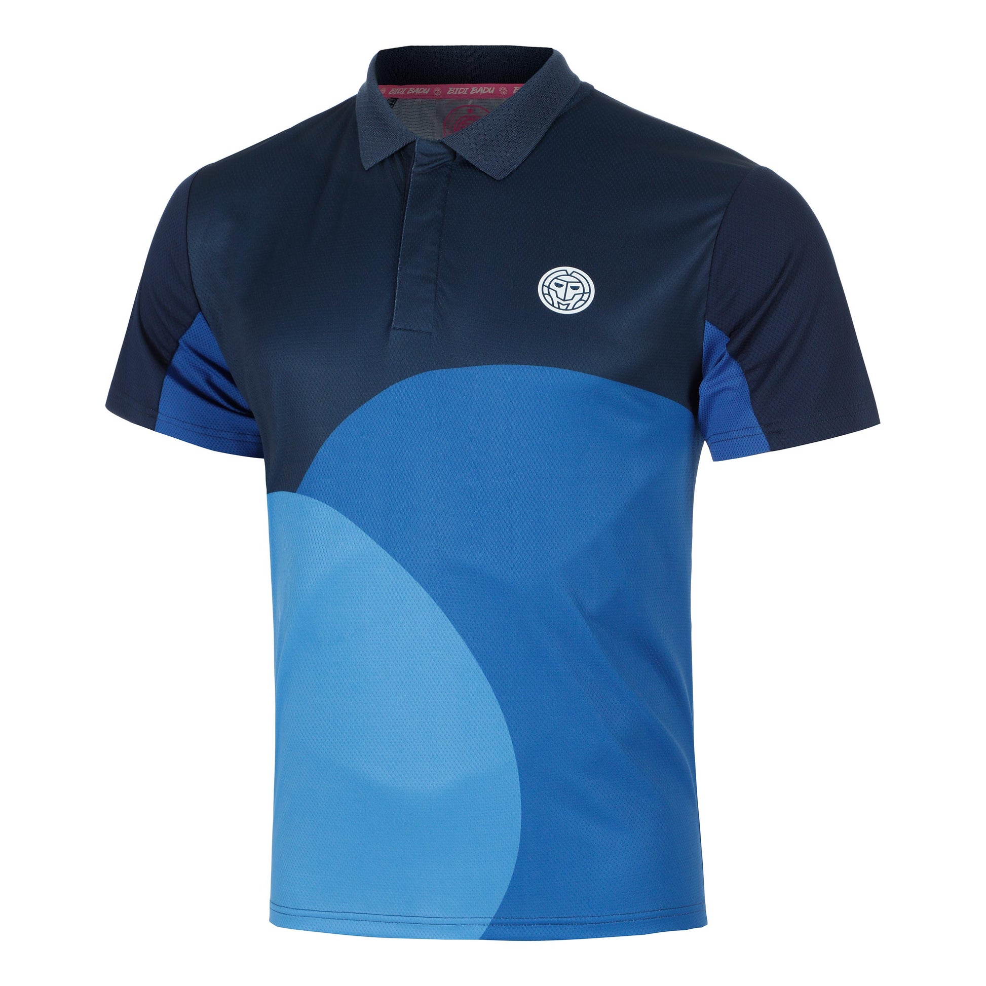 BIDI BADU Bubble Polo Hombres-Azul Oscuro,Azul