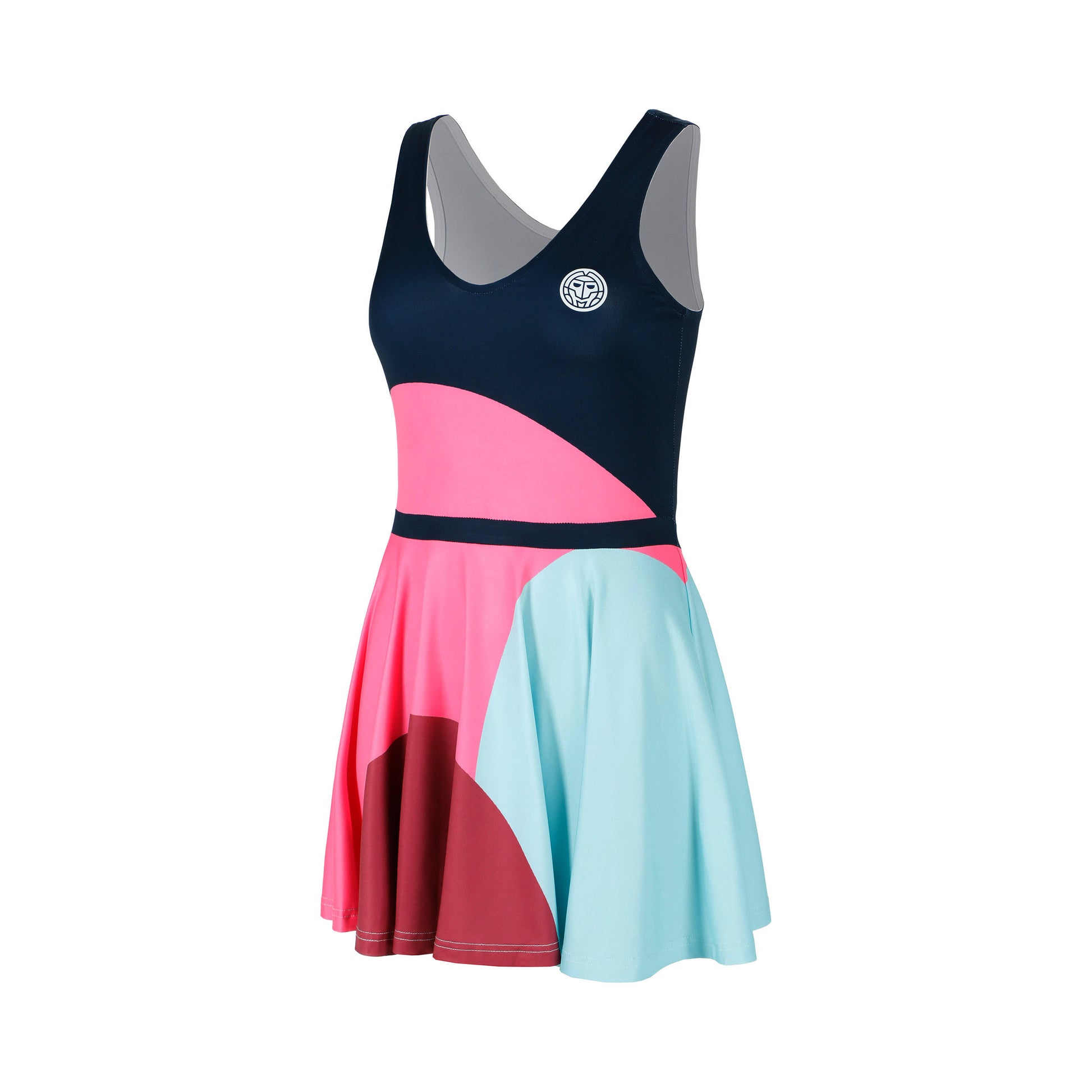 BIDI BADU Bubble Vestido Chicas-Azul Oscuro,Rosa