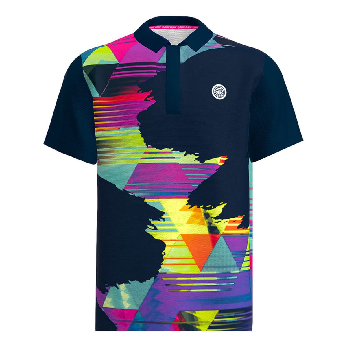 BIDI BADU Kaleido Polo Hombres-Multicolor