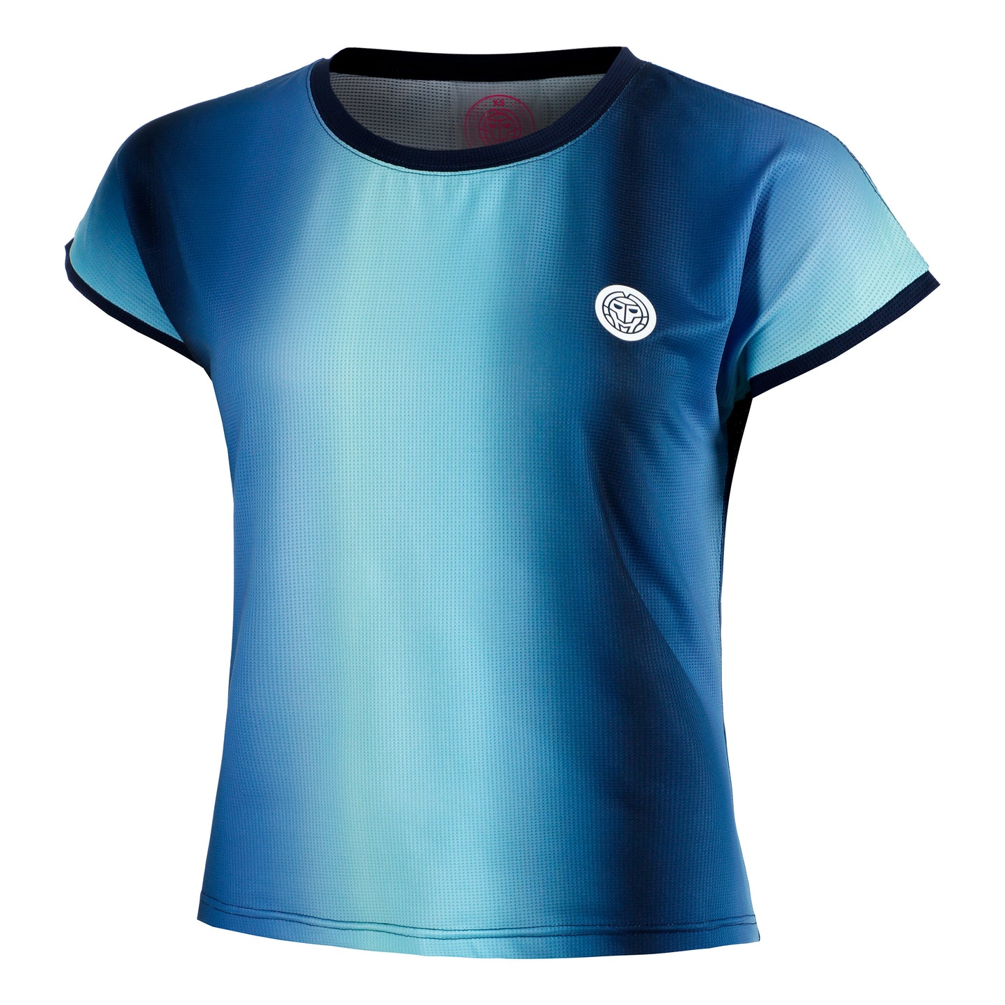 BIDI BADU Spectrum Camiseta De Manga Corta Mujeres-Azul Oscuro,Azul Claro