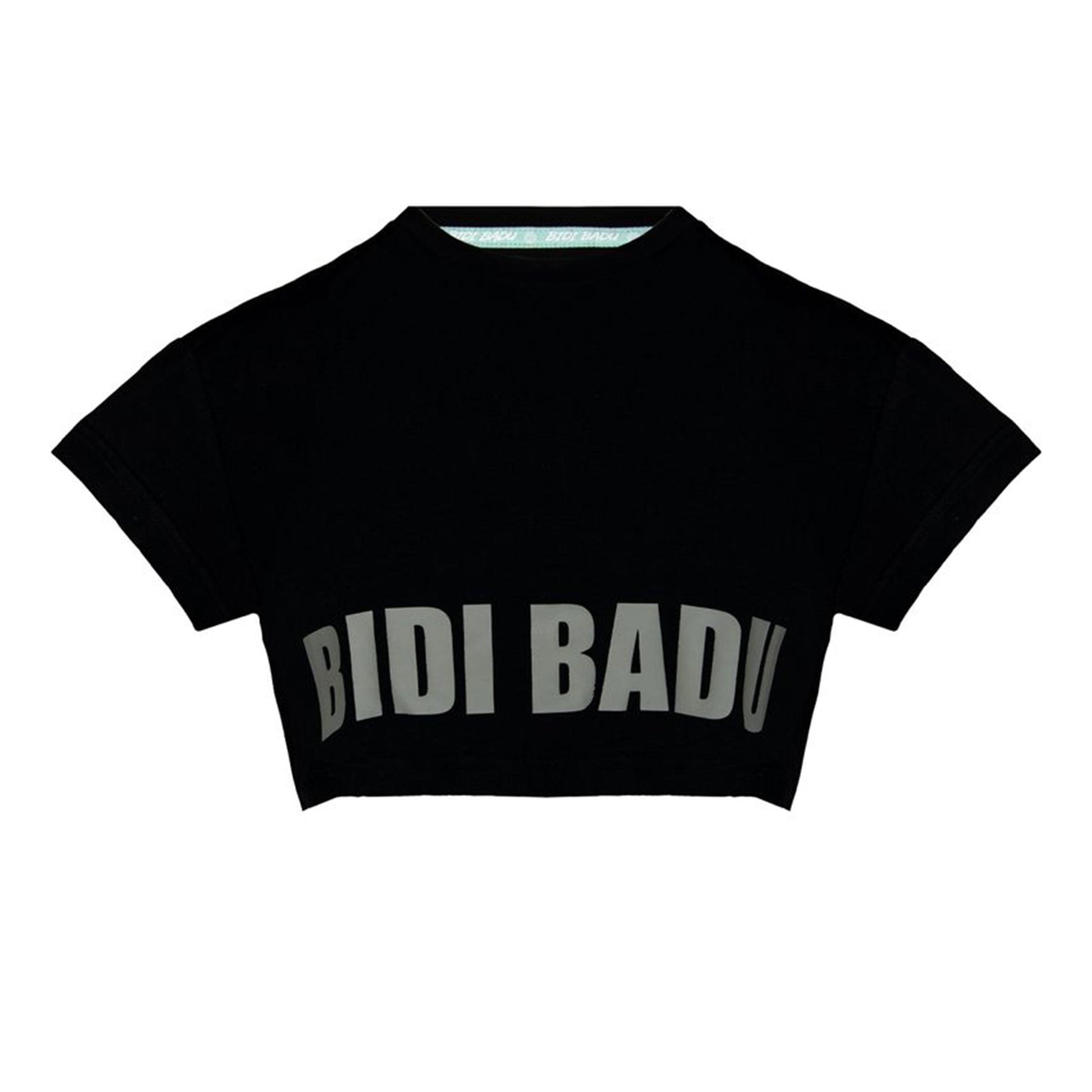 BIDI BADU Abdominis Crop Move Camiseta De Manga Corta Mujeres-Negro