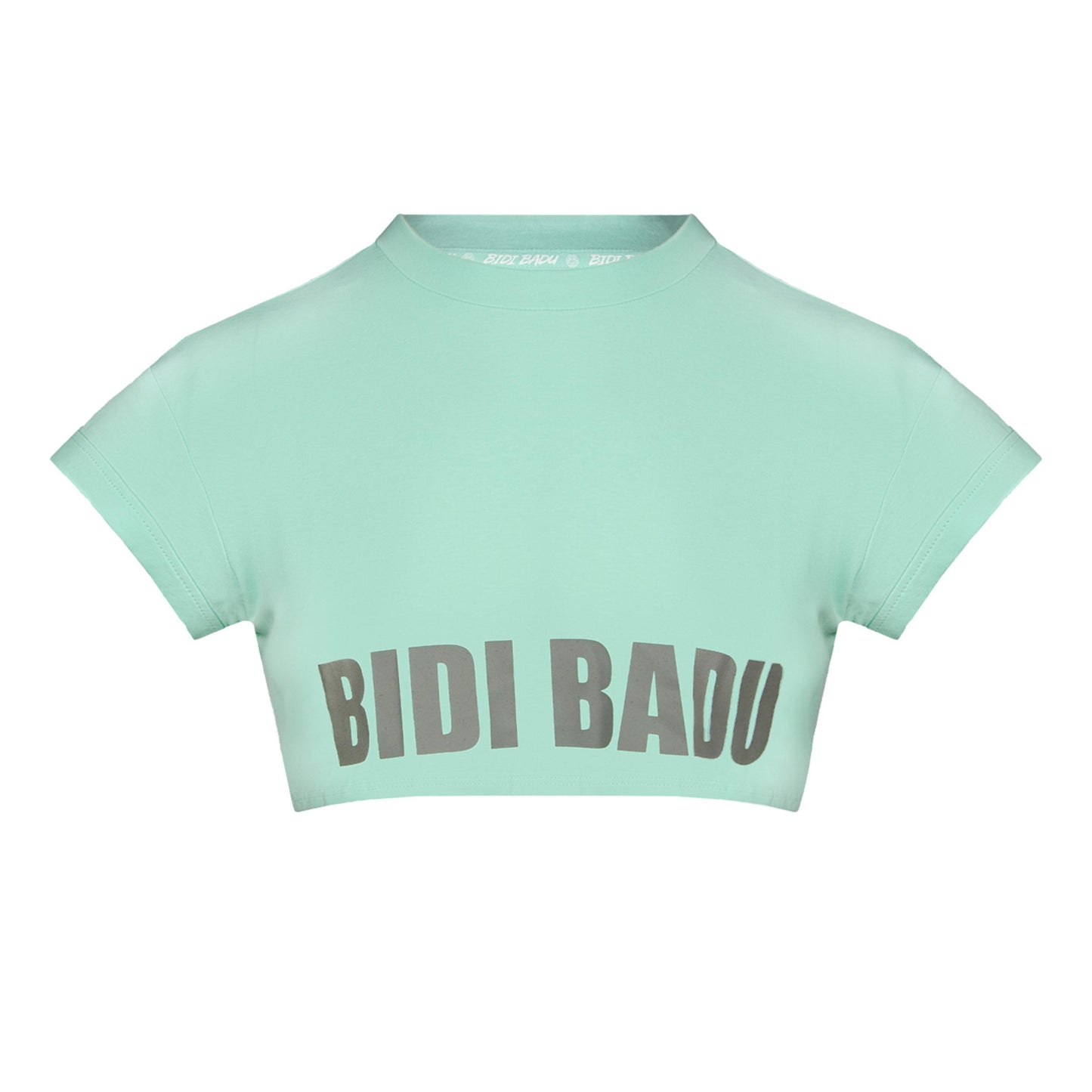 BIDI BADU Abdominis Crop Move Camiseta De Manga Corta Mujeres-Mint