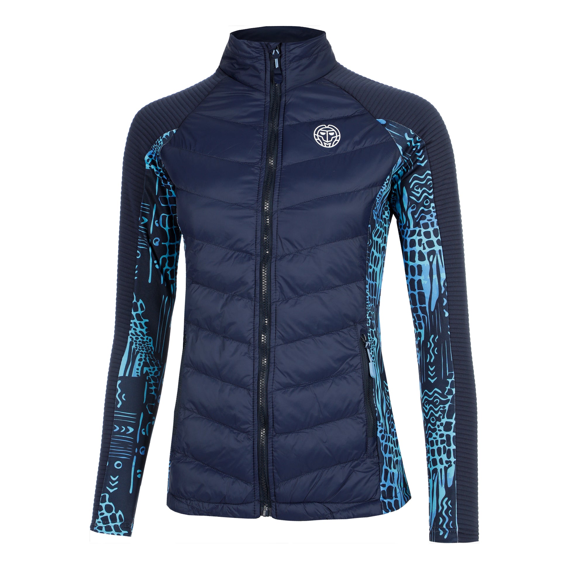 BIDI BADU Dania Tech Down Chaqueta De Entrenamiento Mujeres-Azul Oscuro,Azul Claro