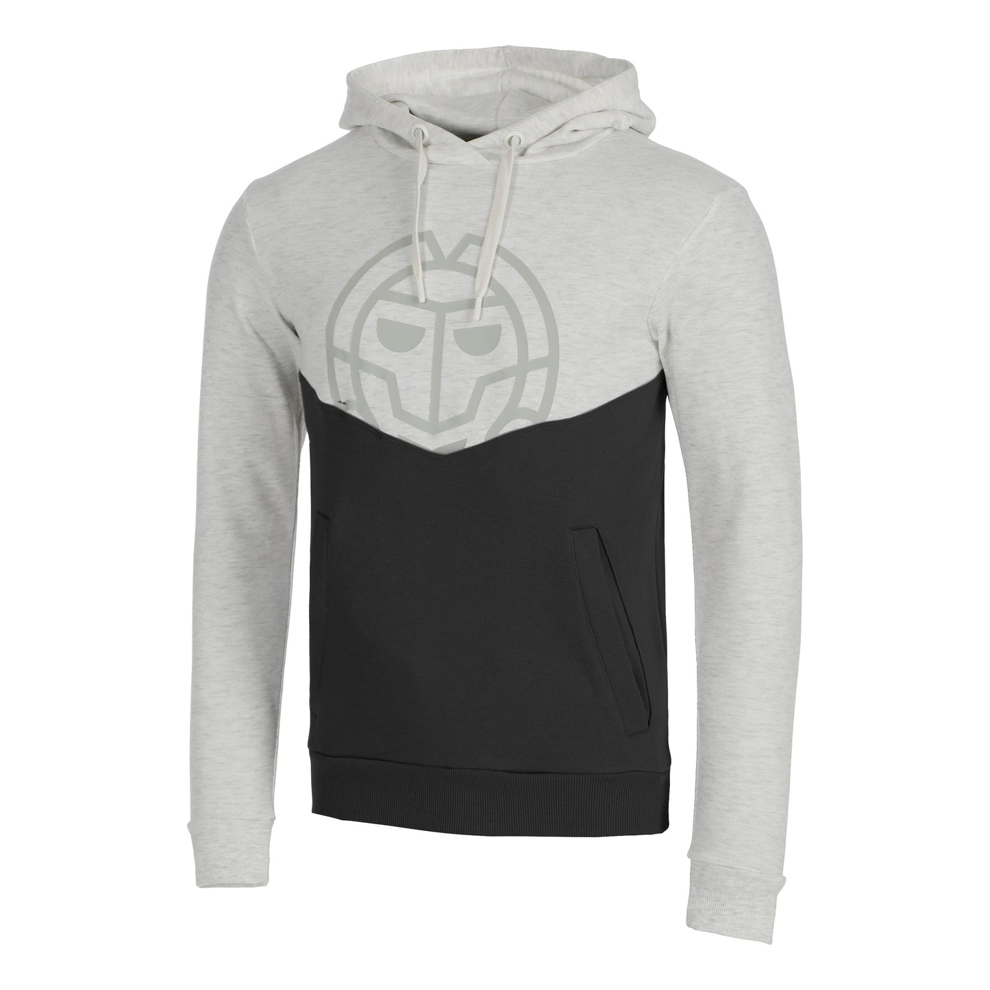 BIDI BADU Lunis Lifestyle Sudadera Con Capucha Hombres-Gris Claro,Negro