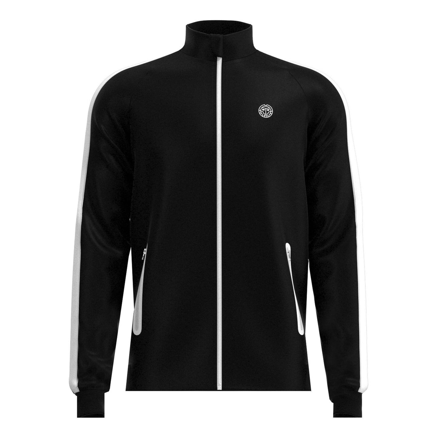 BIDI BADU Protected Leafs Chaqueta De Entrenamiento Hombres-Negro,Blanco