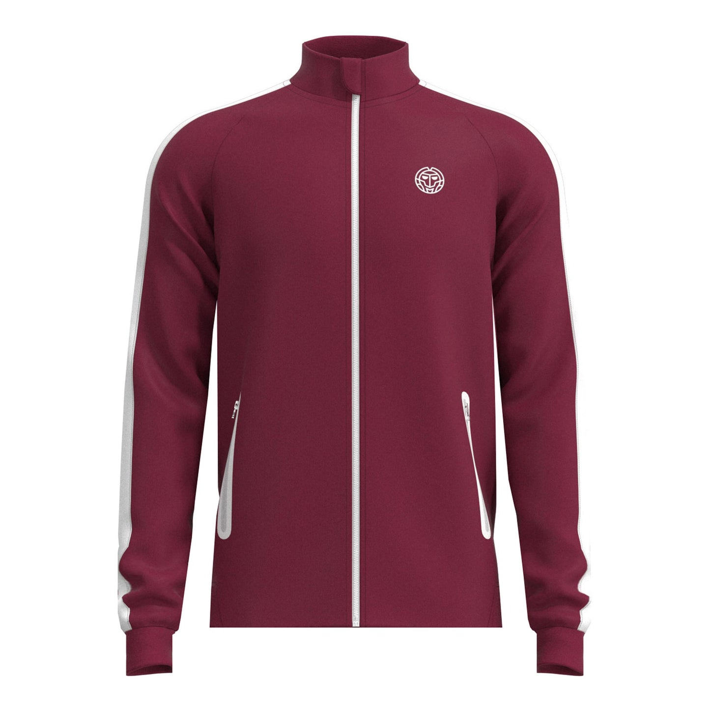 BIDI BADU Protected Leafs Chaqueta De Entrenamiento Hombres-Rojo Vino