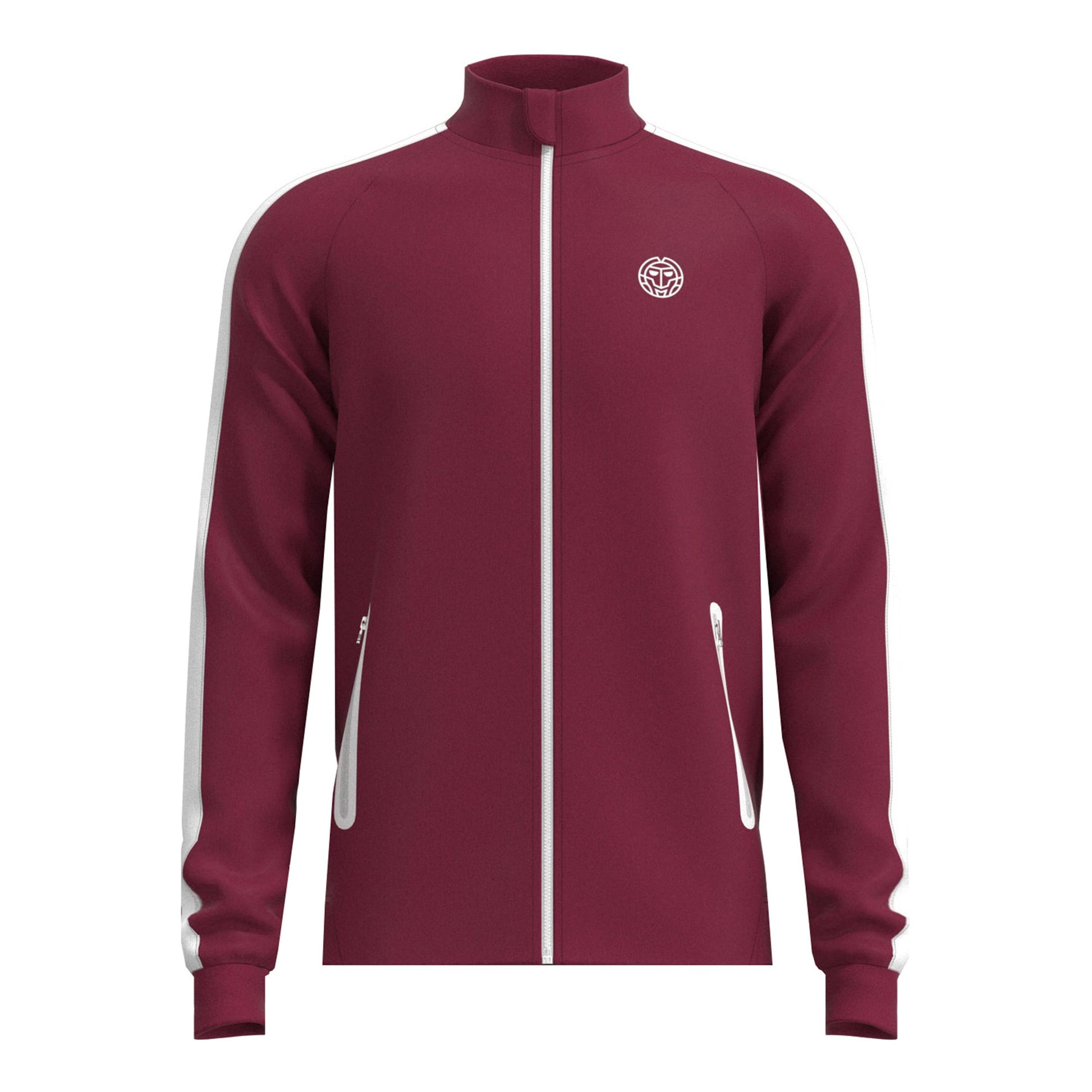 BIDI BADU Protected Leafs Chaqueta De Entrenamiento Hombres-Rojo Vino