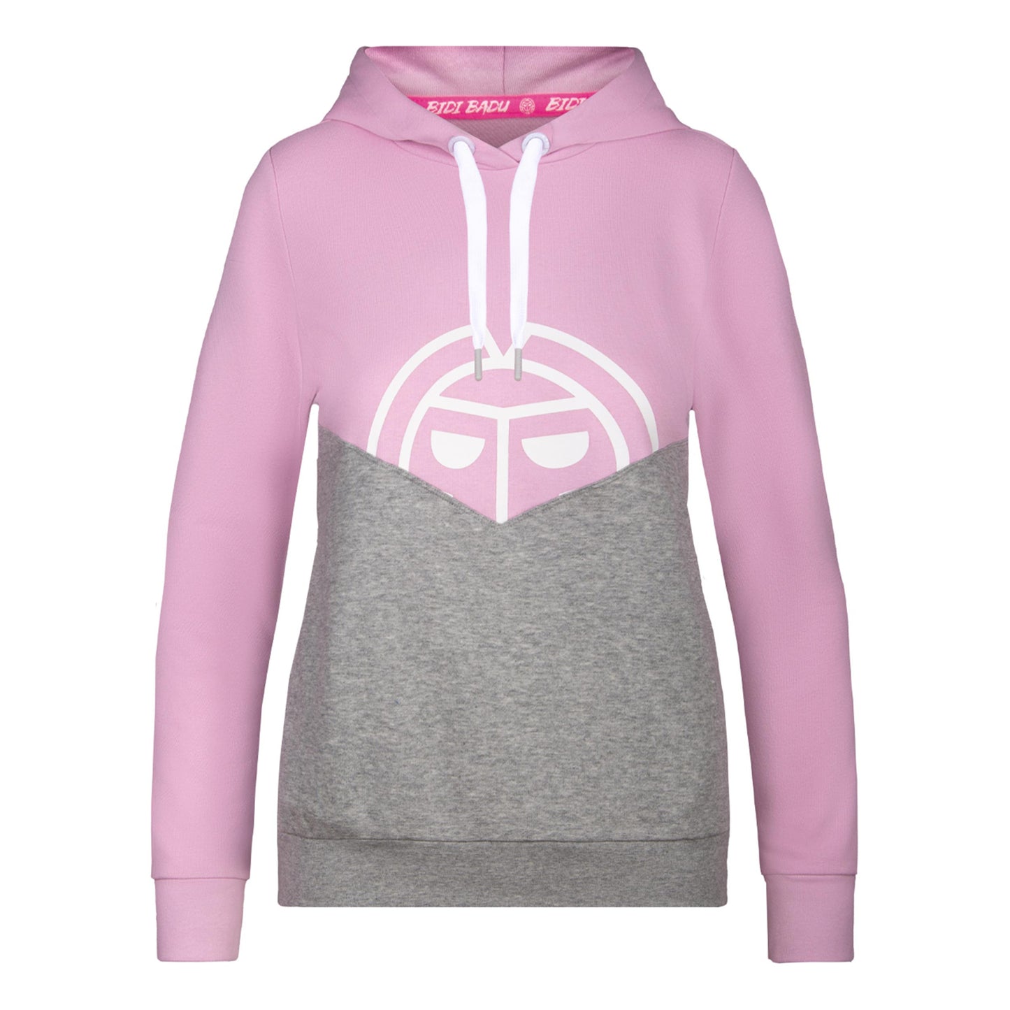 BIDI BADU Salia Lifestyle Sudadera Con Capucha Mujeres-Rosa,Gris Claro