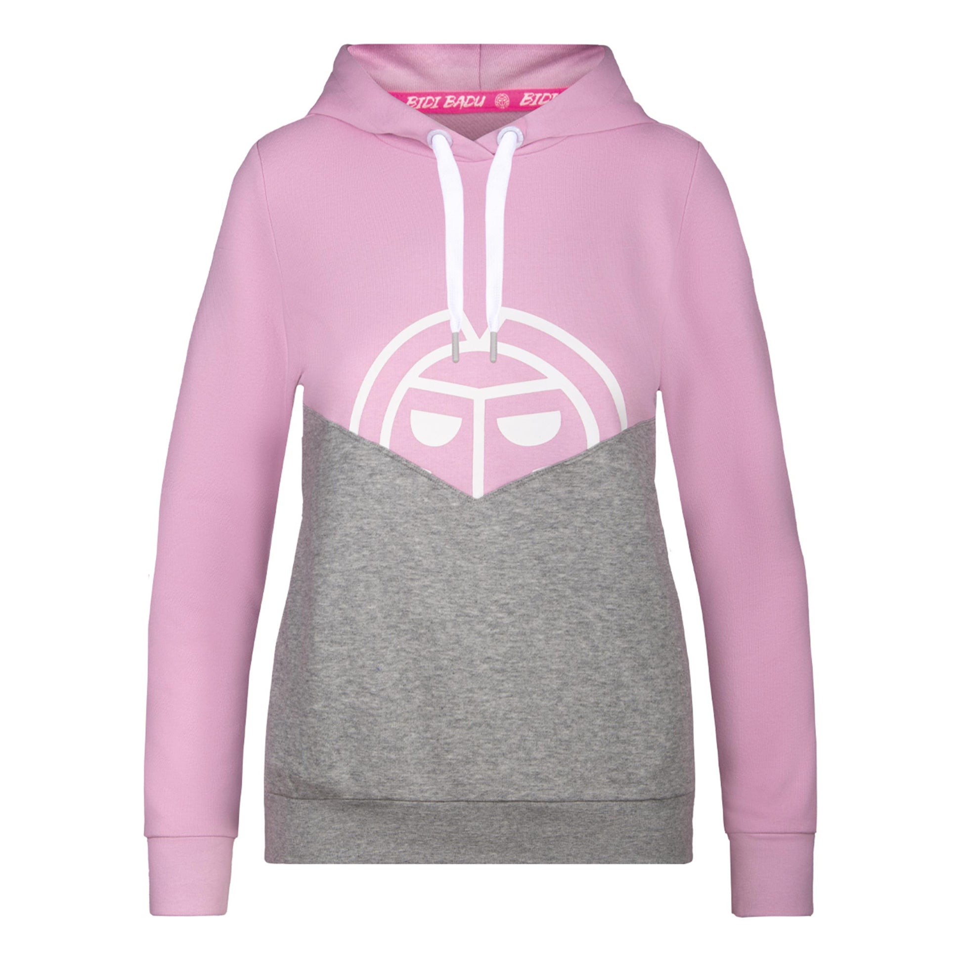 BIDI BADU Salia Lifestyle Sudadera Con Capucha Mujeres-Rosa,Gris Claro