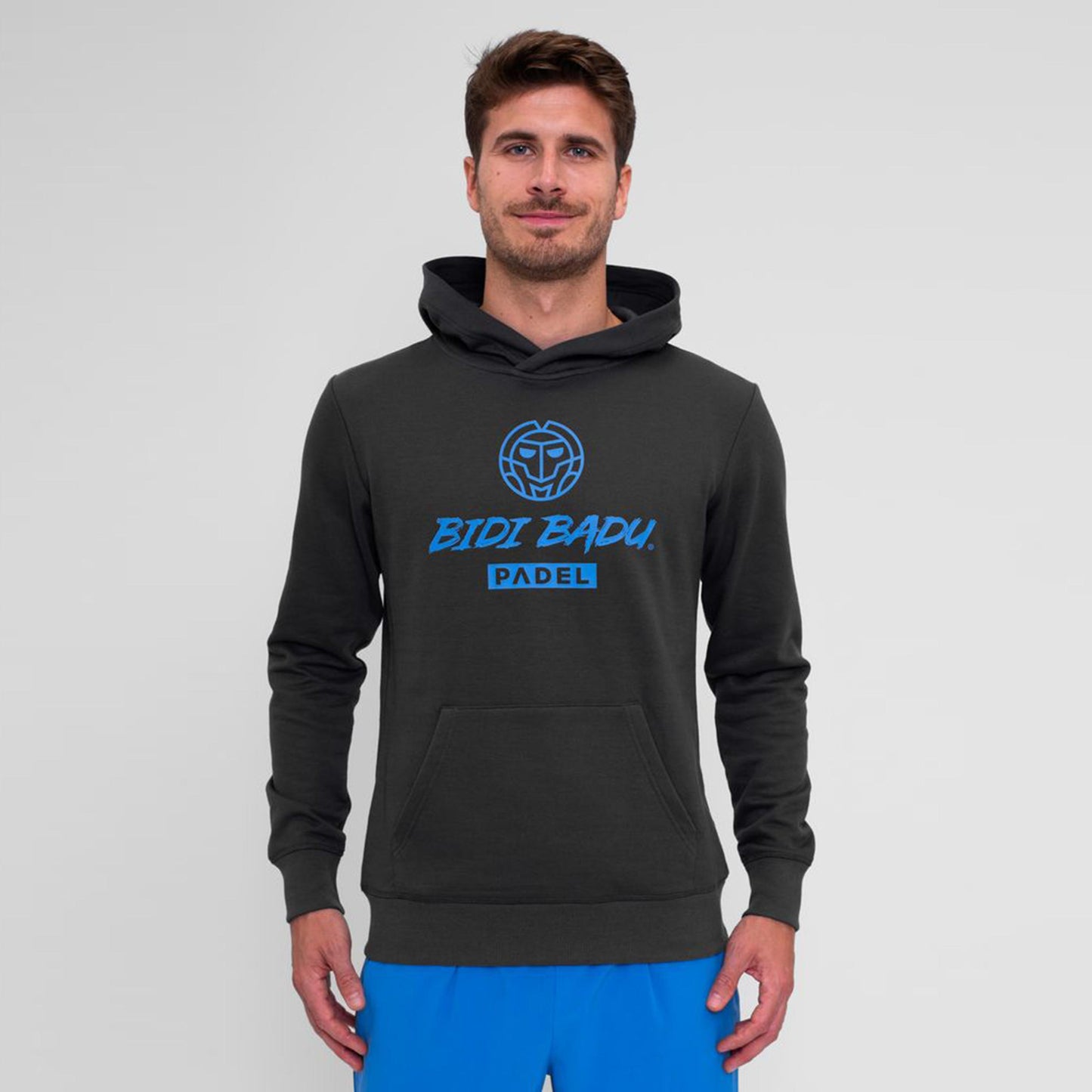 BIDI BADU Spike Logo Chill Sudadera Con Capucha Hombres-Verde Oscuro