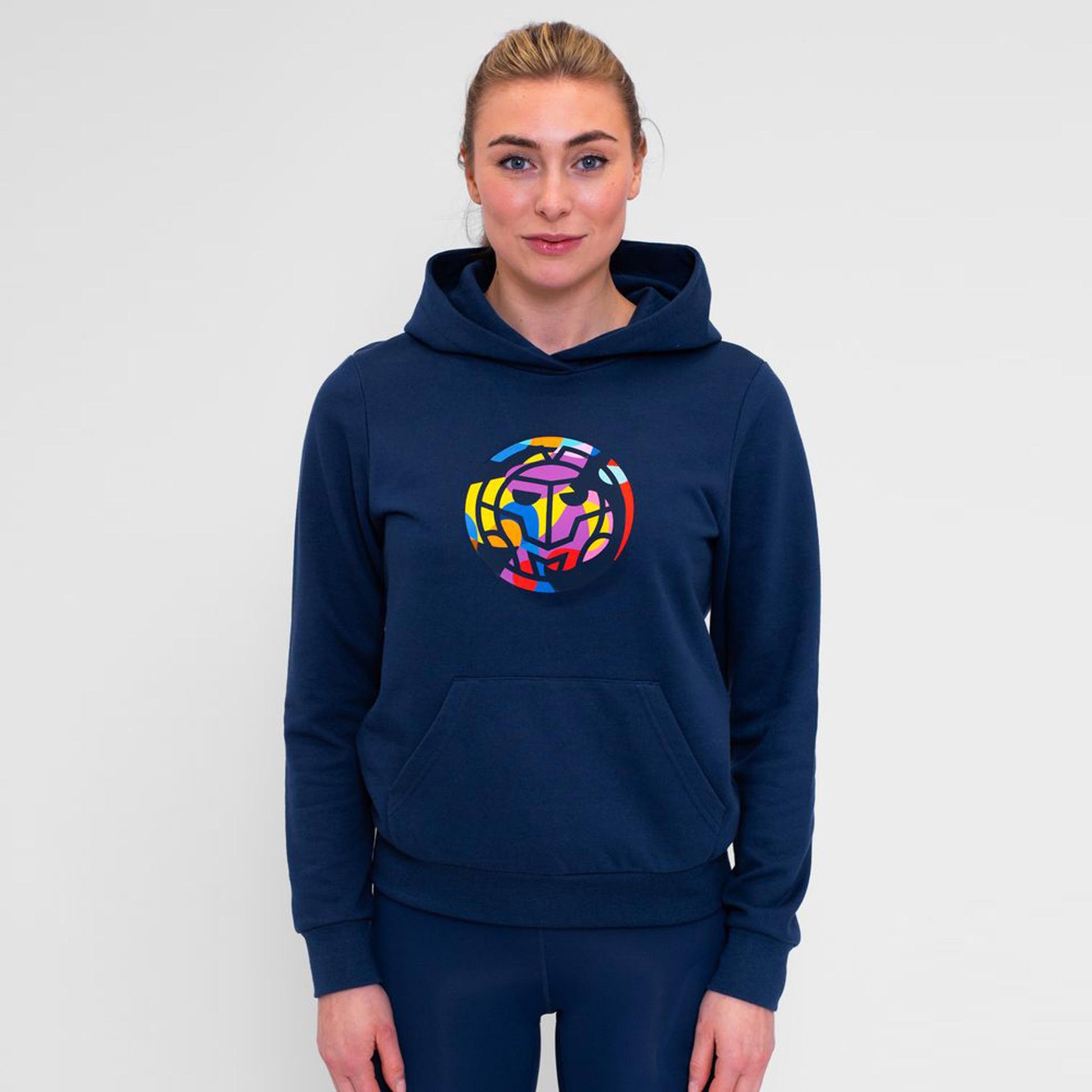BIDI BADU Twiggy Chill Sudadera Con Capucha Mujeres-Azul Oscuro,Multicolor