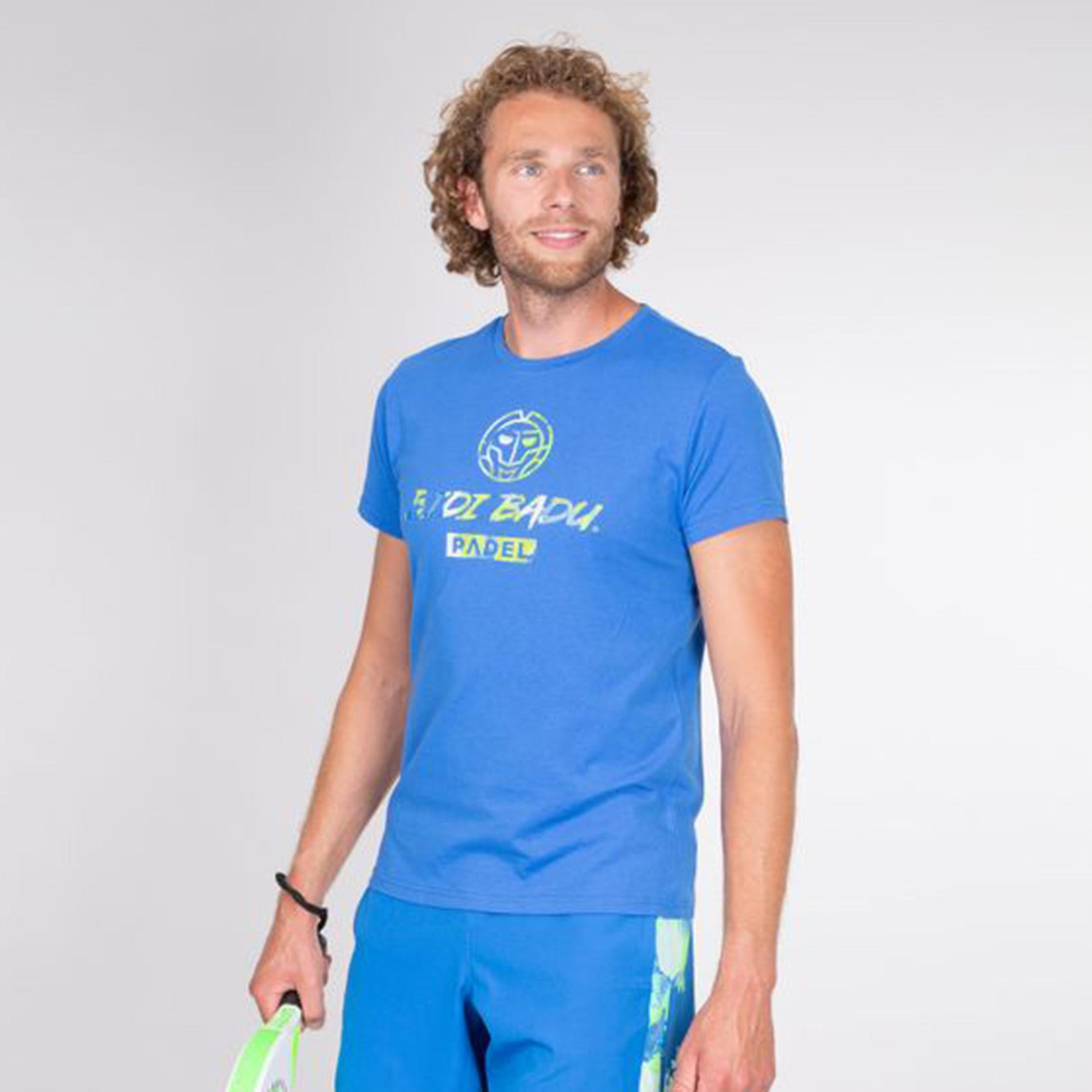 BIDI BADU Ugonna Lifestyle Camiseta De Manga Corta Hombres-Azul