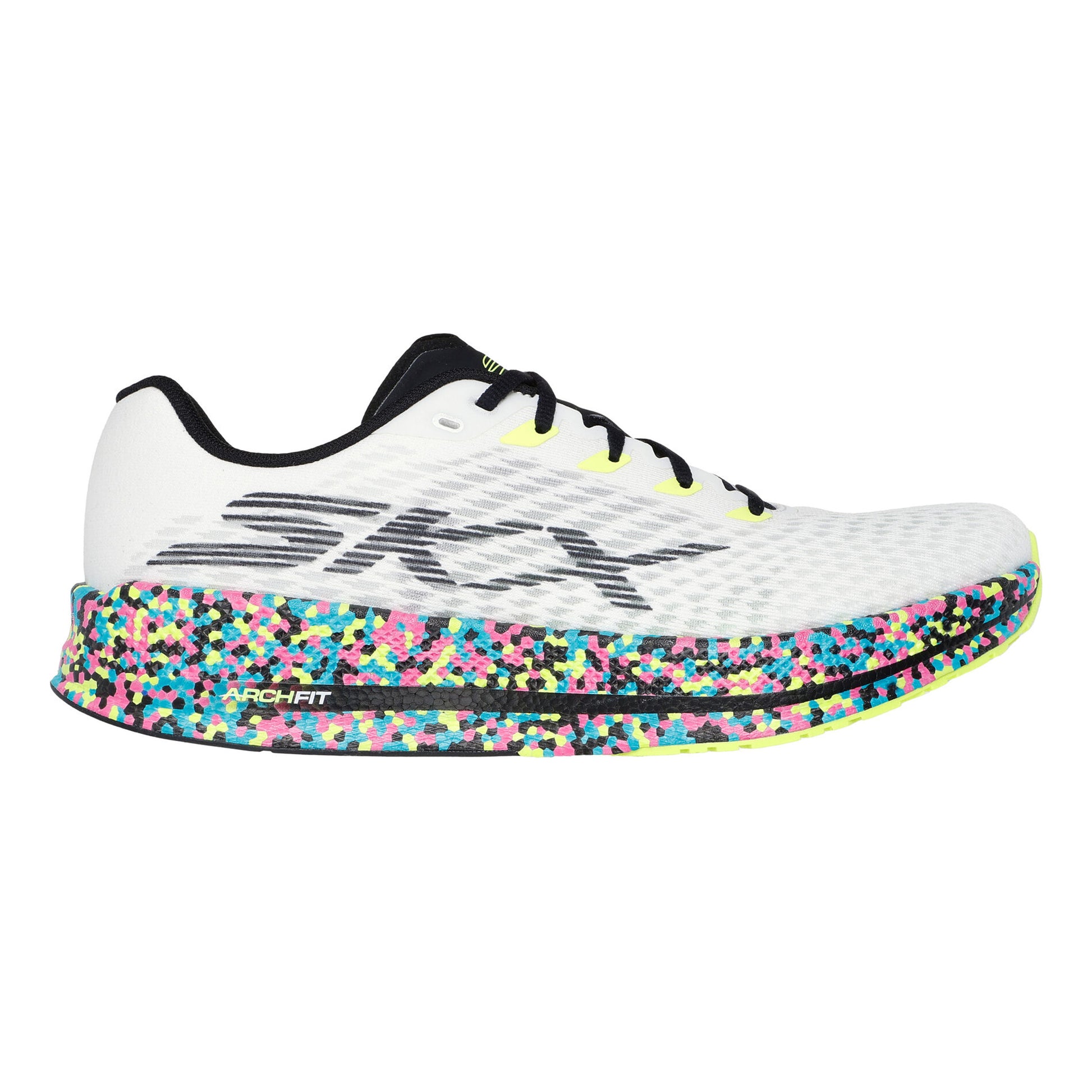 Skechers Go Run Razor 5 Zapatilla Neutral Hombres-Blanco,Multicolor