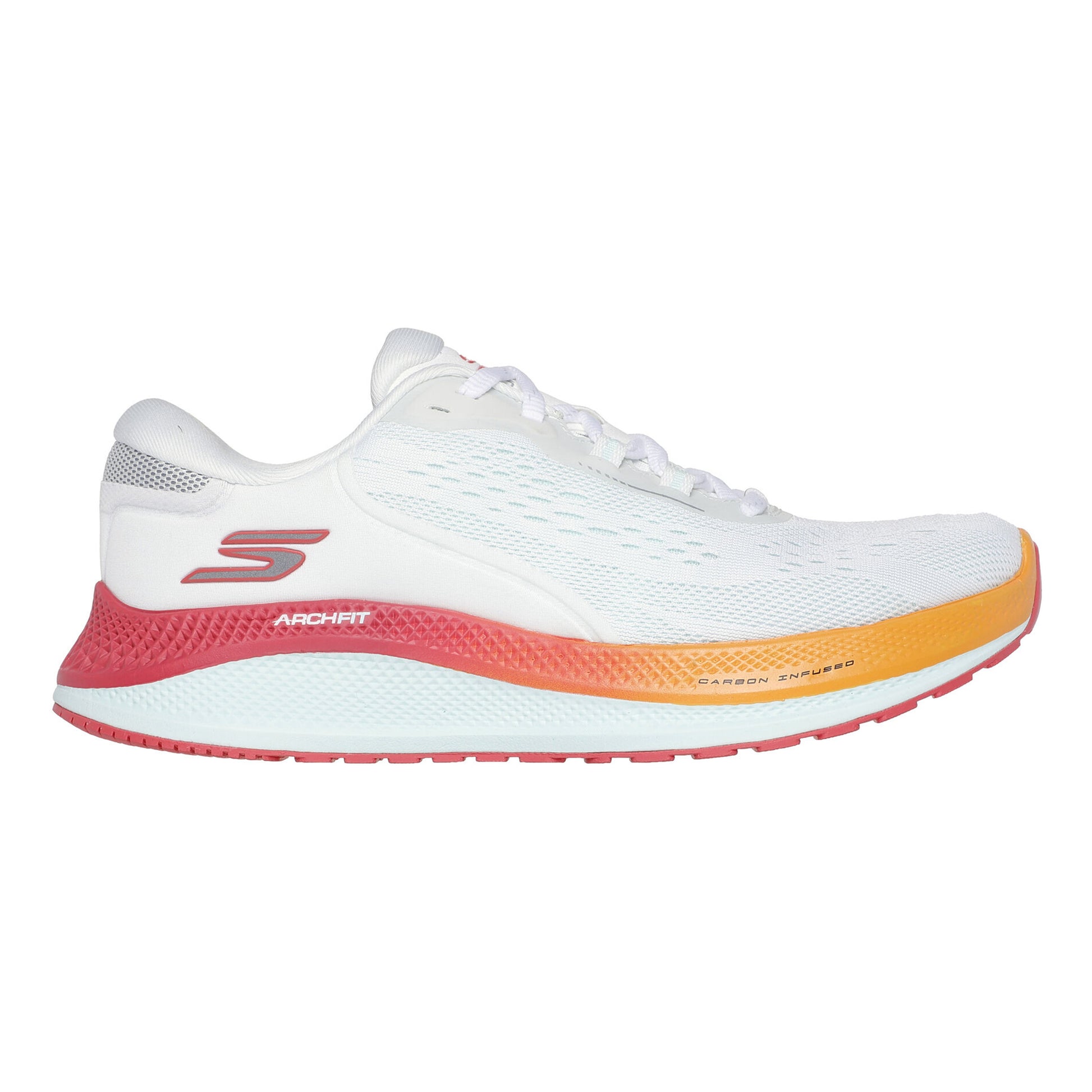 Skechers Go Run Persistence 2 Zapatilla Neutral Mujeres-Blanco,Naranja