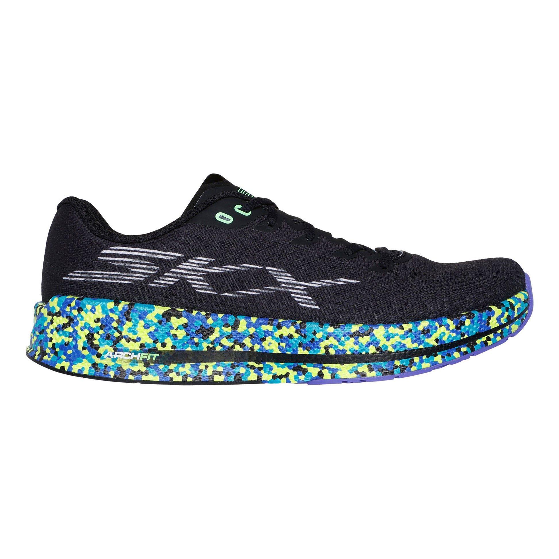 Skechers Go Run Razor 5 Zapatilla Neutral Mujeres-Negro,Multicolor