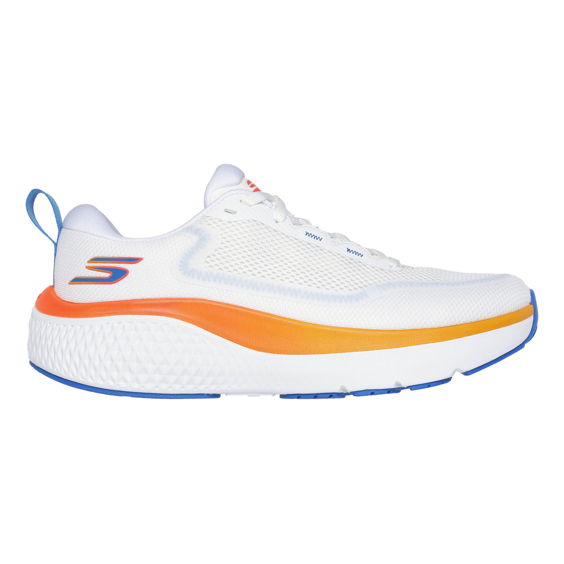 Skechers Go Run Supersonic Max Zapatilla Neutral Hombres-Blanco,Naranja