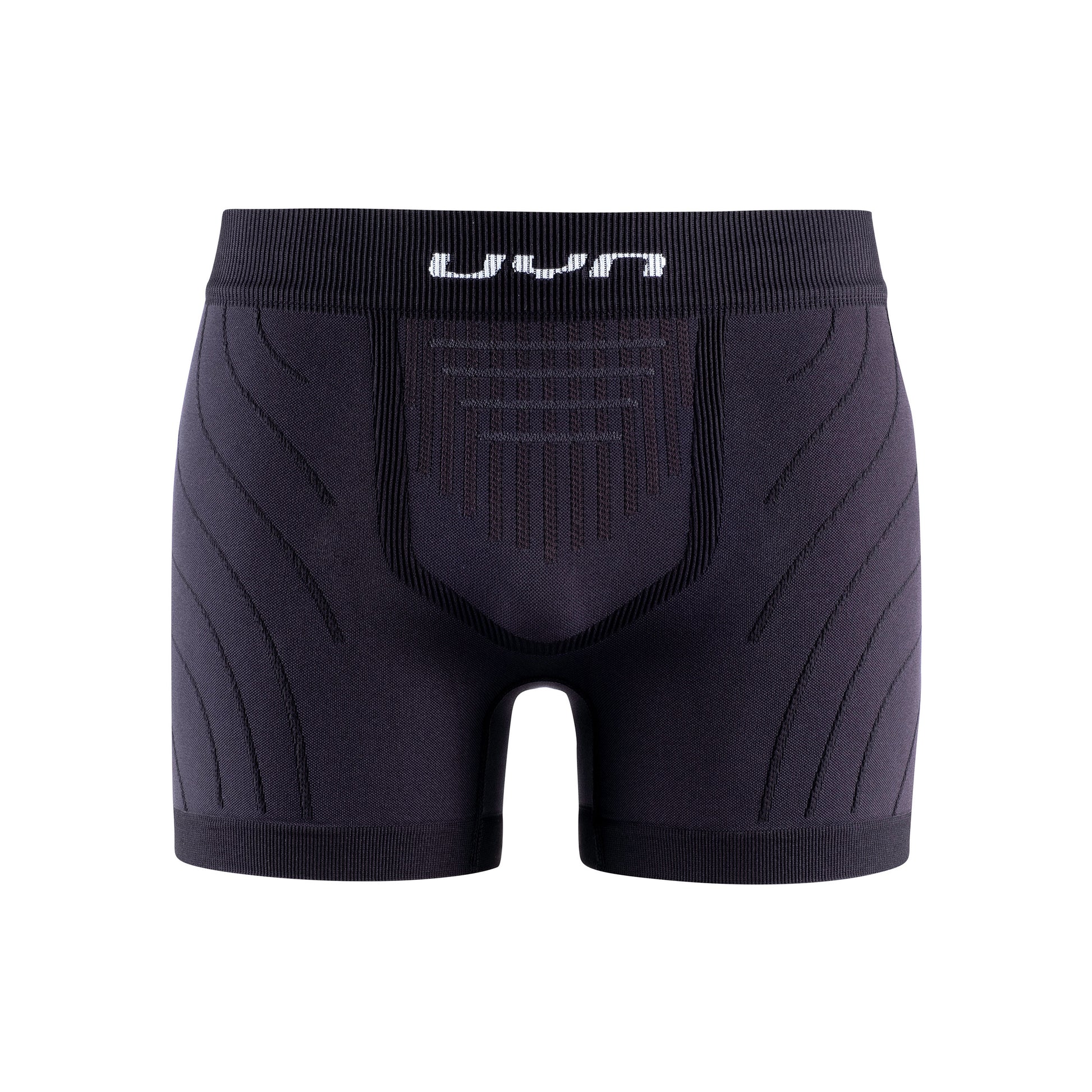 UYN Motyon 2.0 Calzoncillos Tipo Bóxer Hombres-Negro,Gris Oscuro