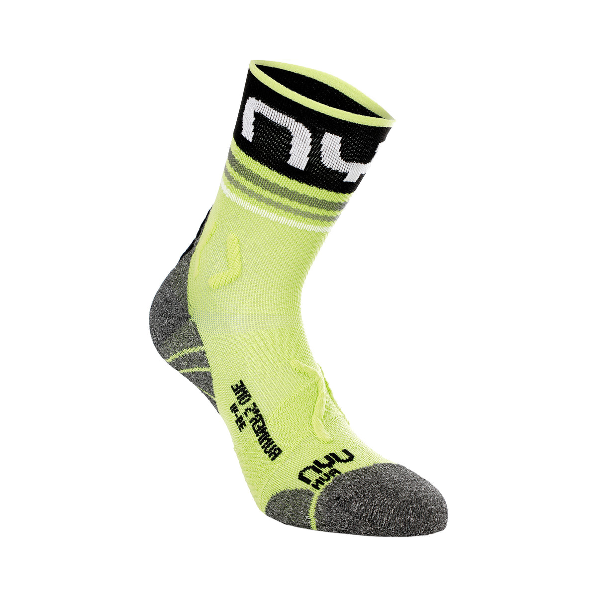 UYN Runner's One Calcetines Para Correr Hombres-Verde,Negro