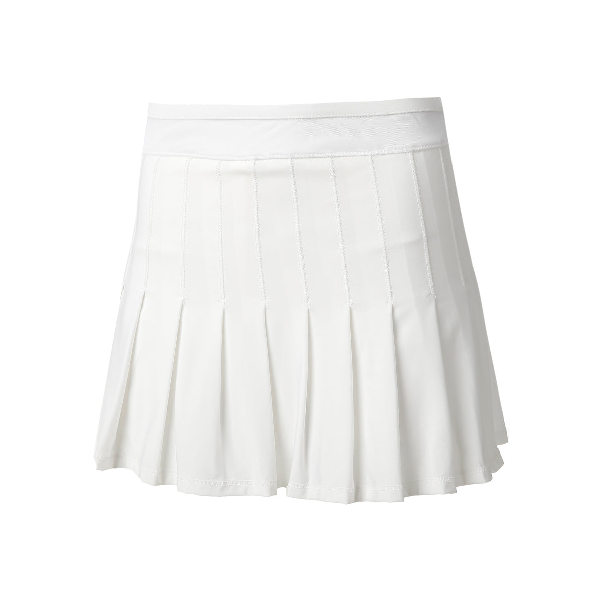 Lucky in Love Long Retro Pleated Falda Mujeres - blanco,