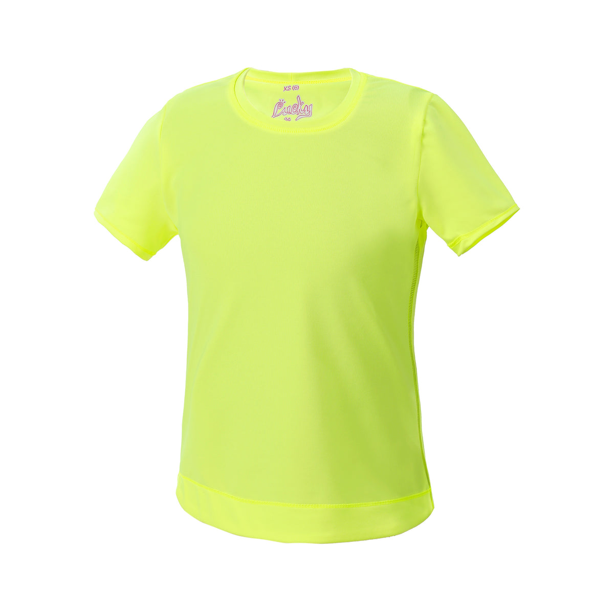 Lucky in Love Dynamik High-Low Camiseta de manga corta Chicas - amarillo,