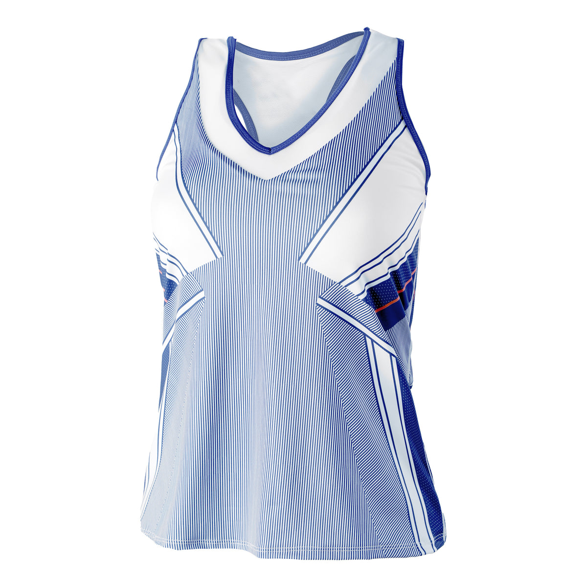 Lucky in Love with Bra Camiseta de tirantes Mujeres - azul, blanco