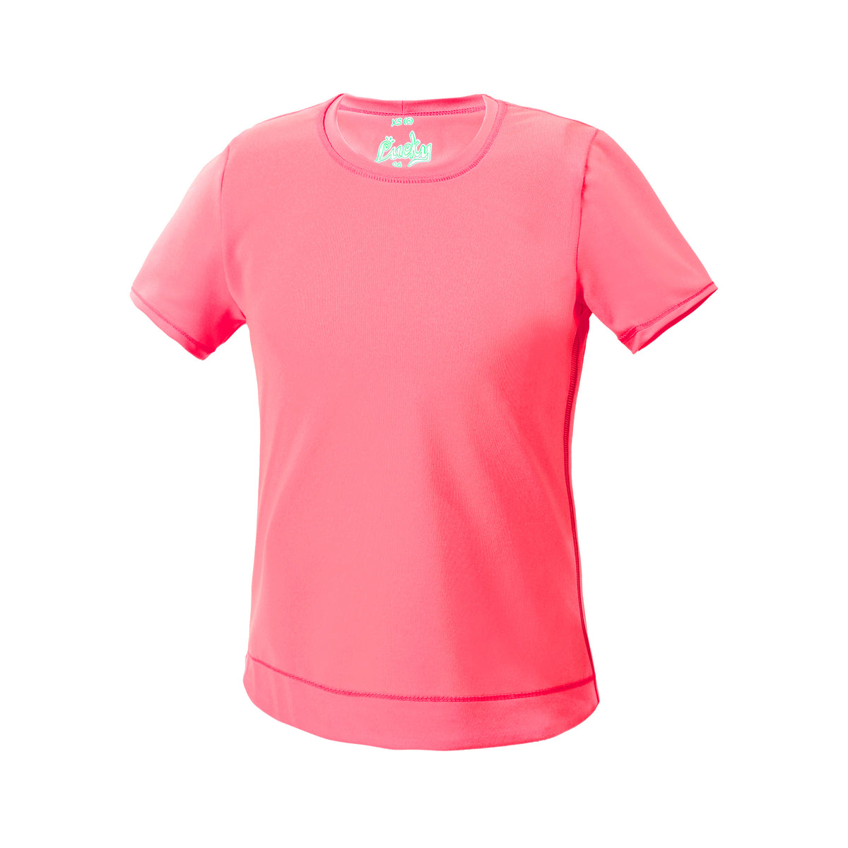 Lucky in Love Dynamic High-Low Camiseta de manga corta Chicas - coral,