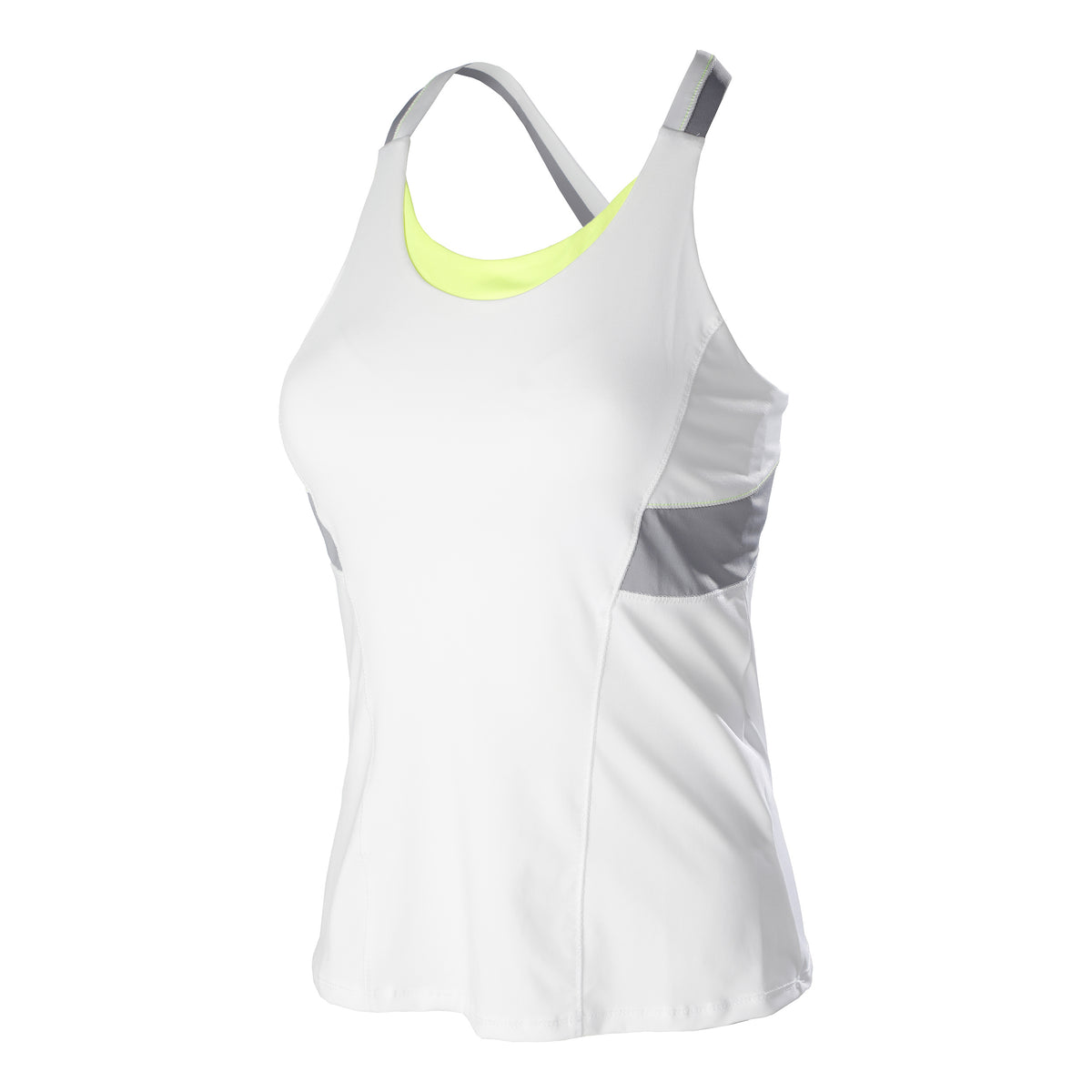 Lucky in Love Viva with Bra Camiseta de tirantes Mujeres - blanco, gris