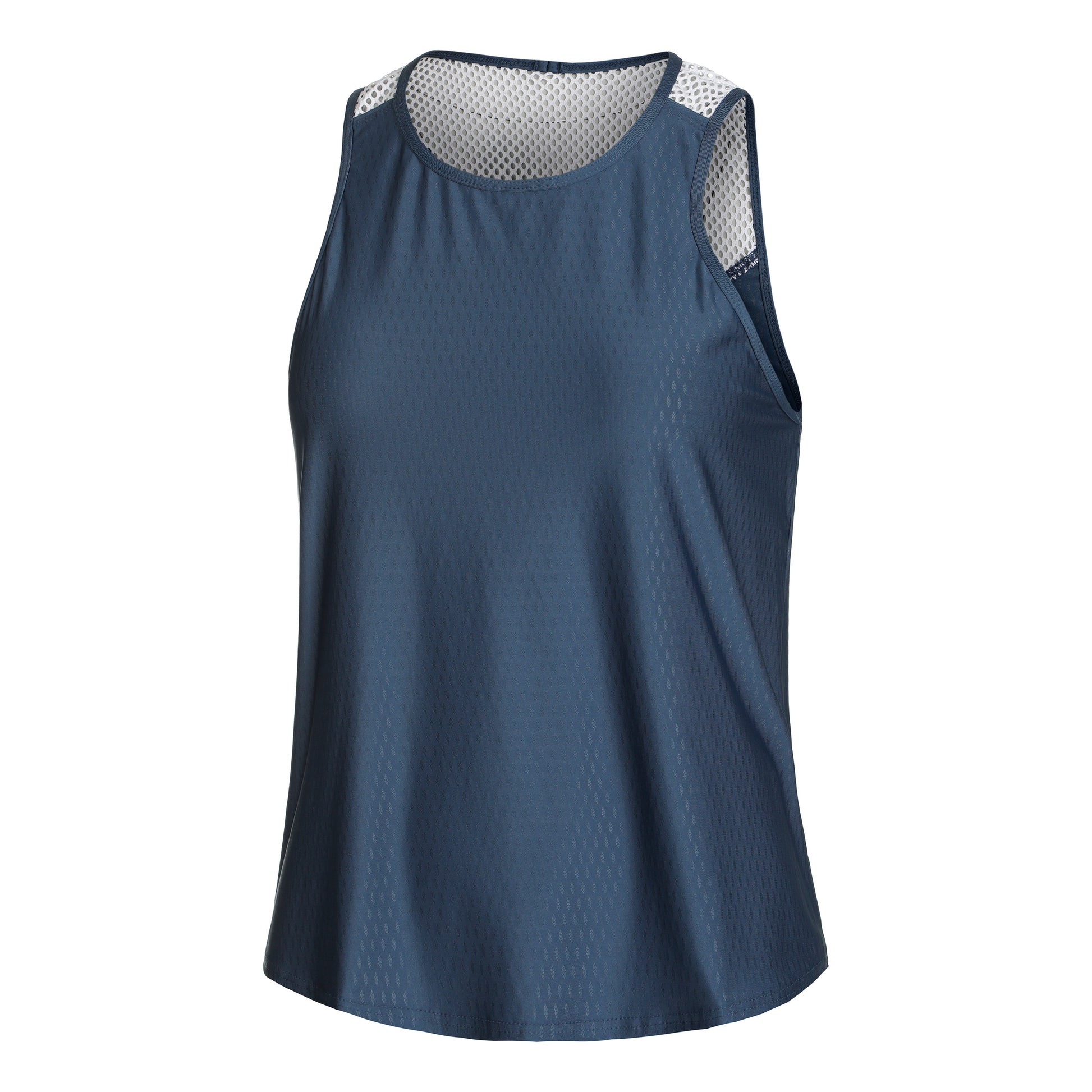 Lucky in Love Net It Be Camiseta De Tirantes Mujeres-Azul,Blanco