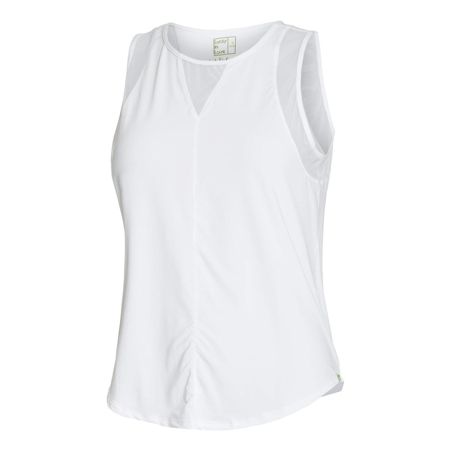 Lucky in Love Chill Out Camiseta De Tirantes Mujeres-Blanco