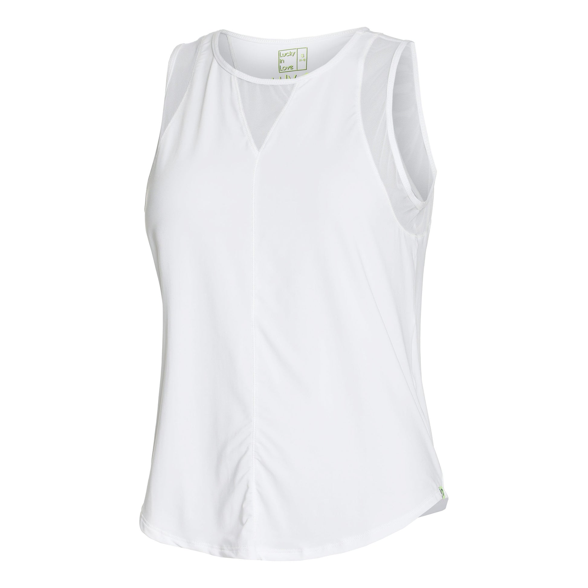 Lucky in Love Chill Out Camiseta De Tirantes Mujeres-Blanco