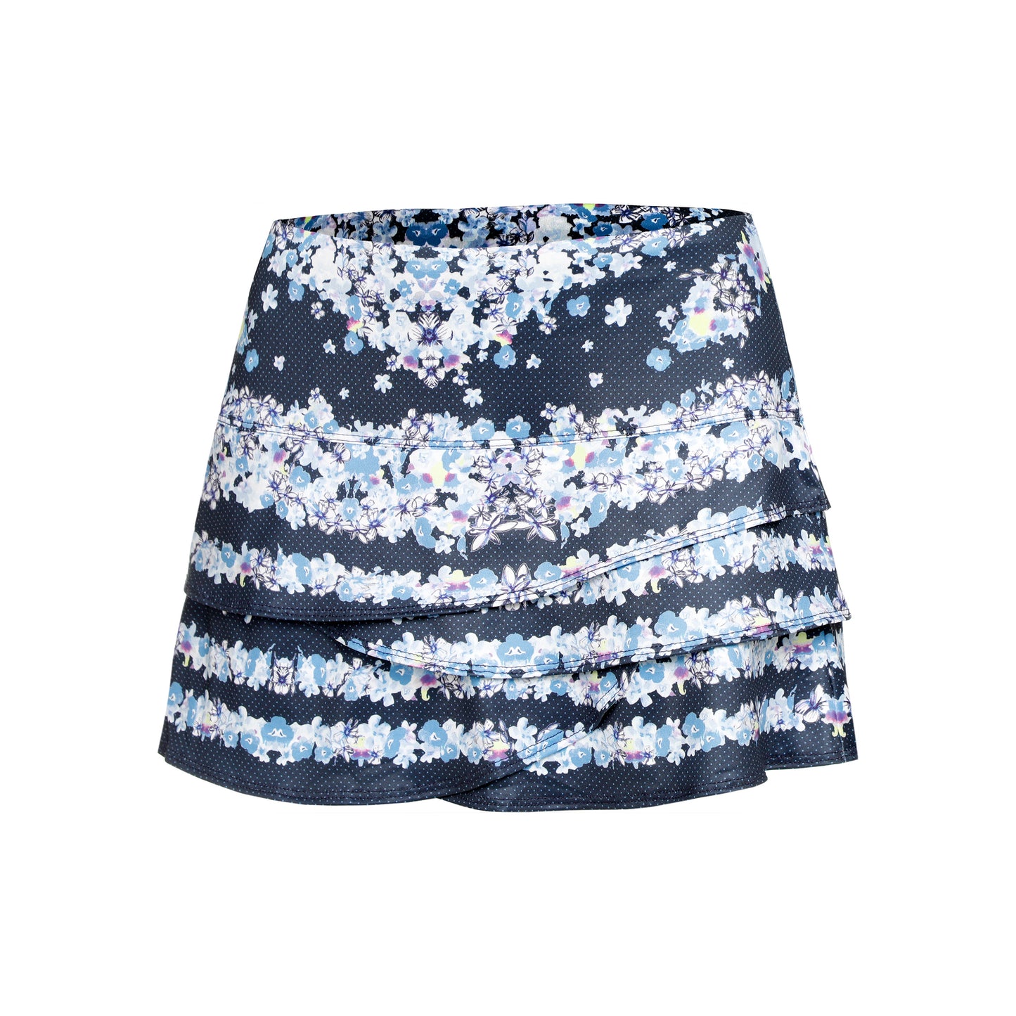 Lucky in Love Forget me not Scallop Falda Mujeres - azul, blanco